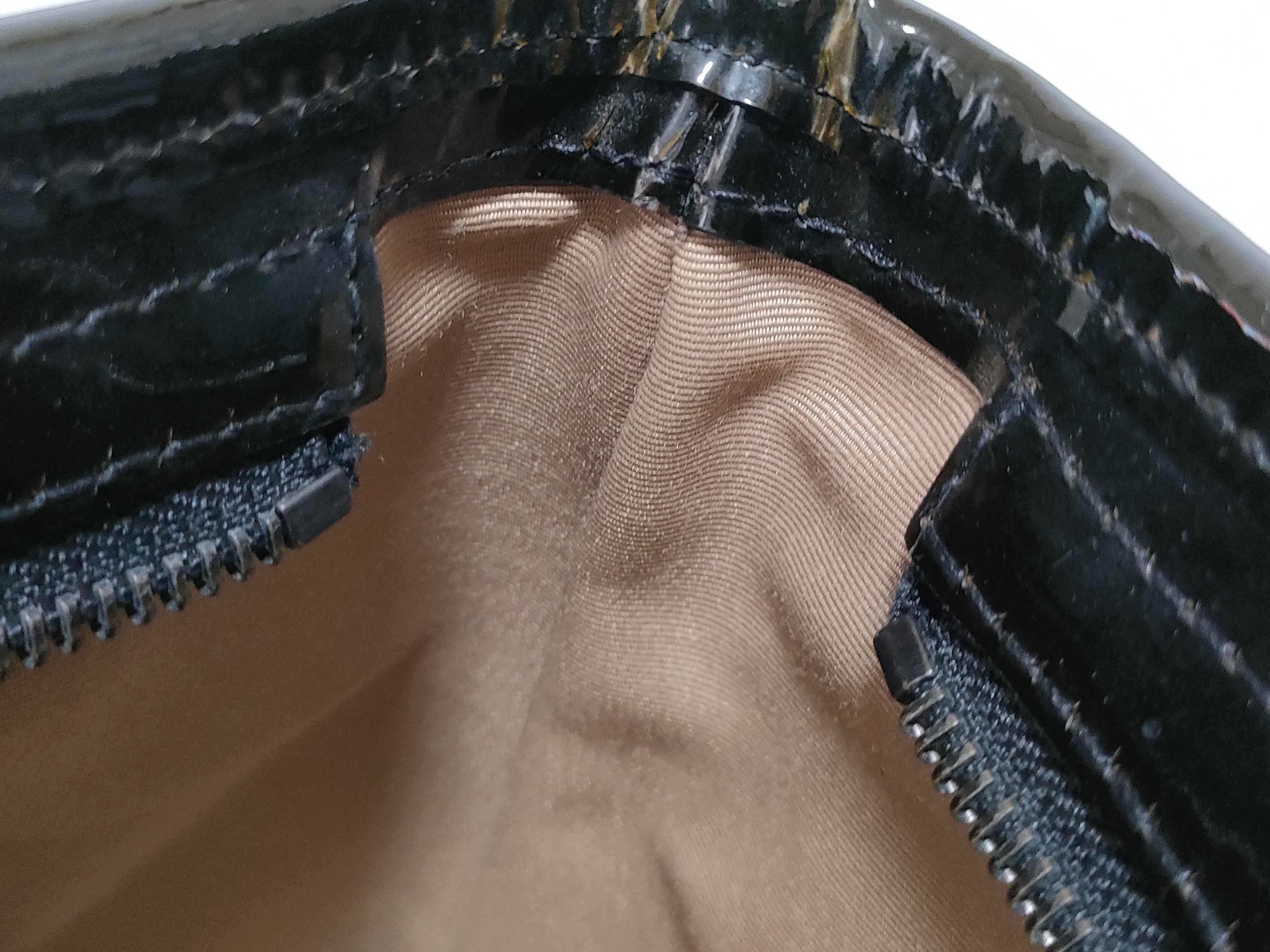 Nova Check Pattern Enamel Tote Bag — view 9