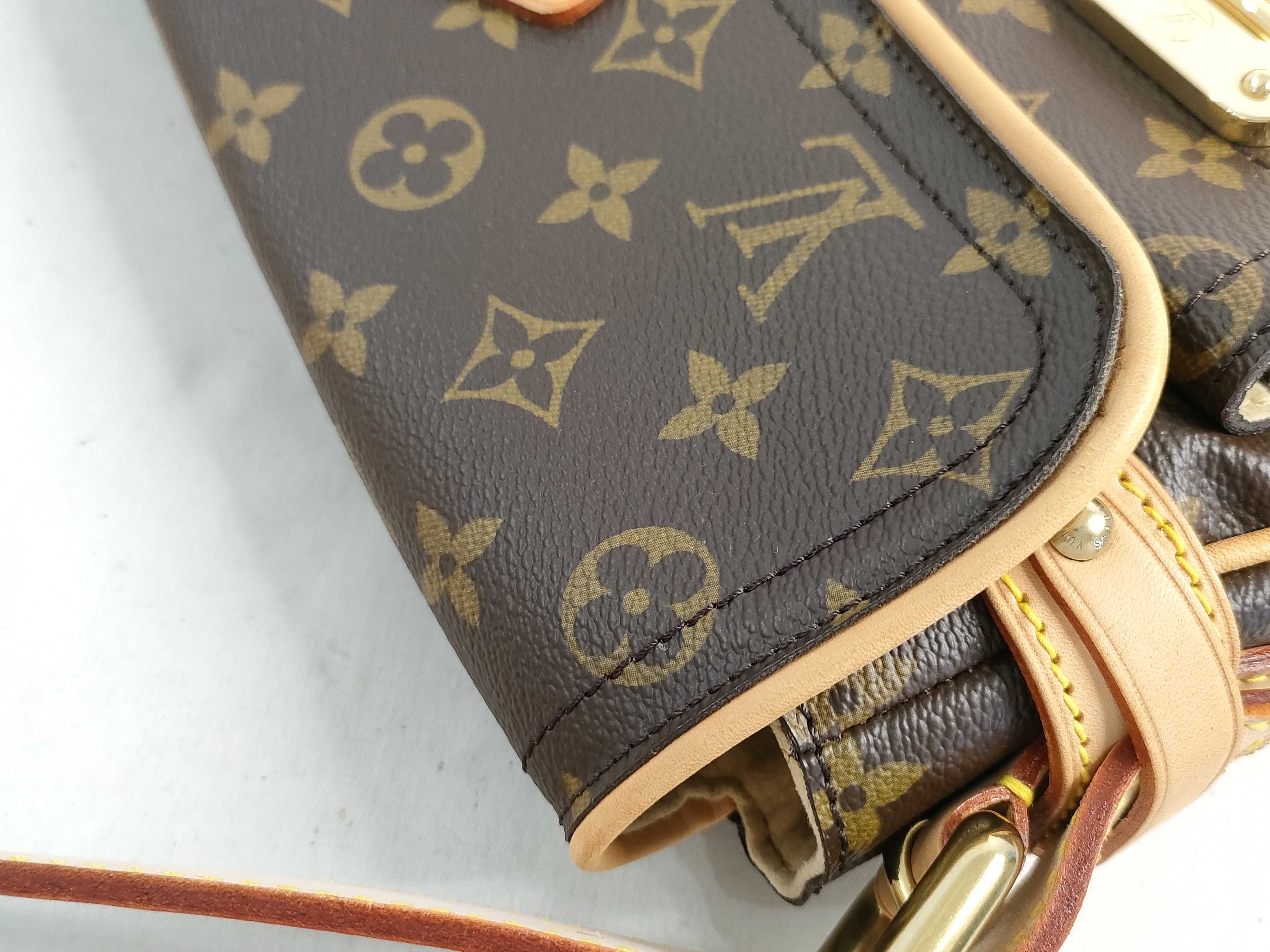 Monogram Louis Vuitton Monogram Hudson PM M40027 DU0065 Shoulder Bag — view 13