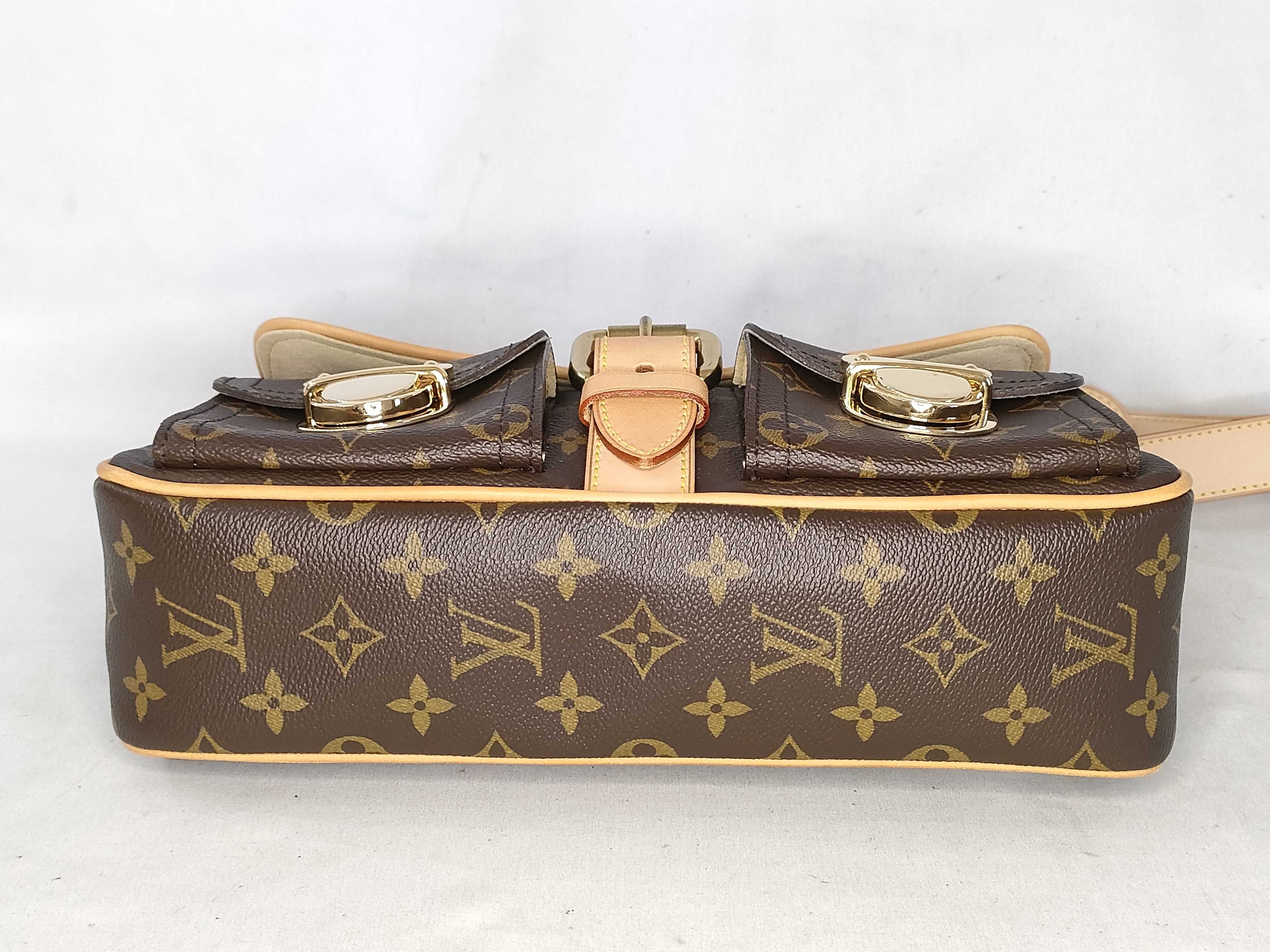 Monogram Louis Vuitton Monogram Hudson PM M40027 DU0065 Shoulder Bag — view 7