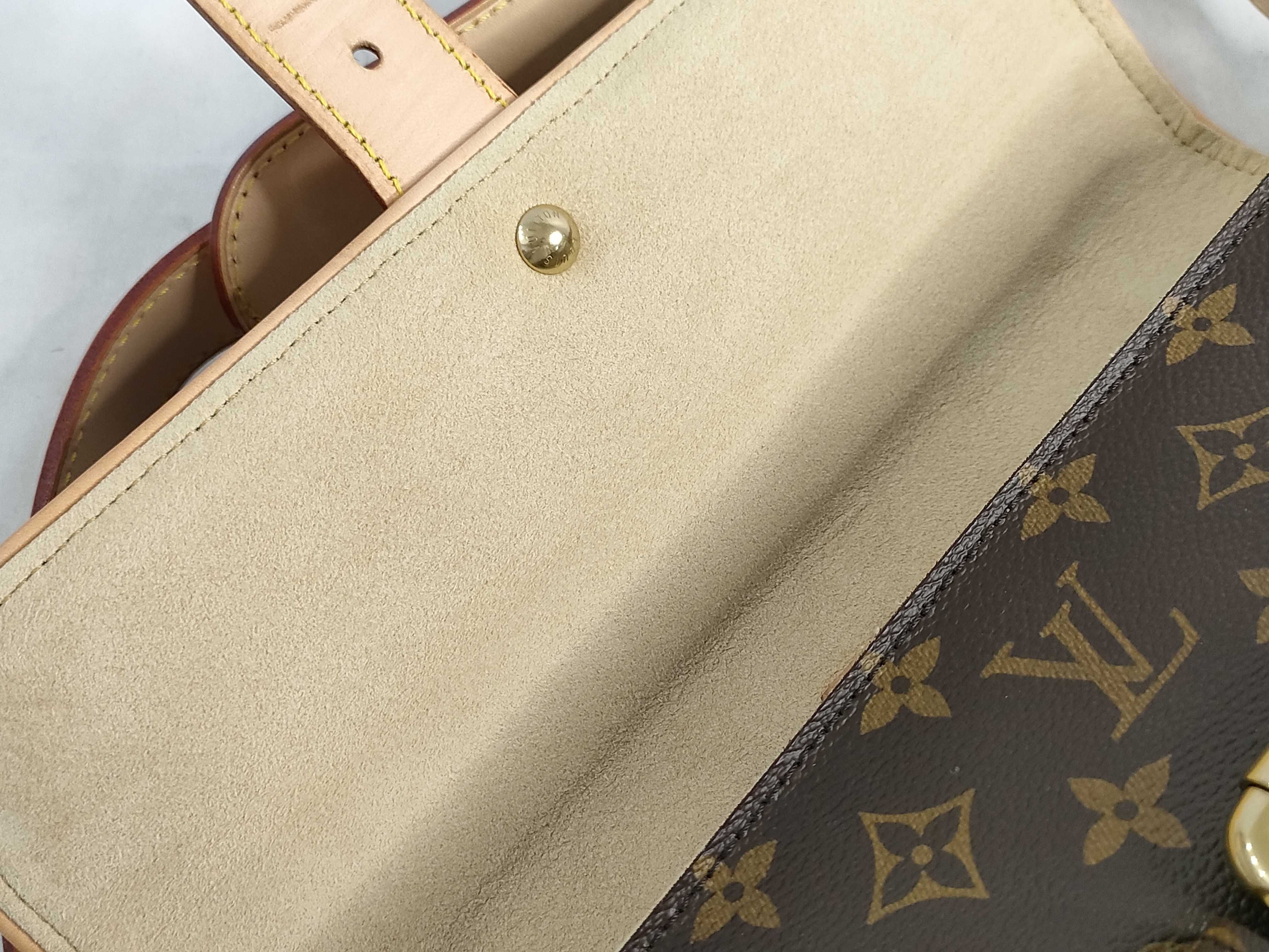 Monogram Louis Vuitton Monogram Hudson PM M40027 DU0065 Shoulder Bag — view 8