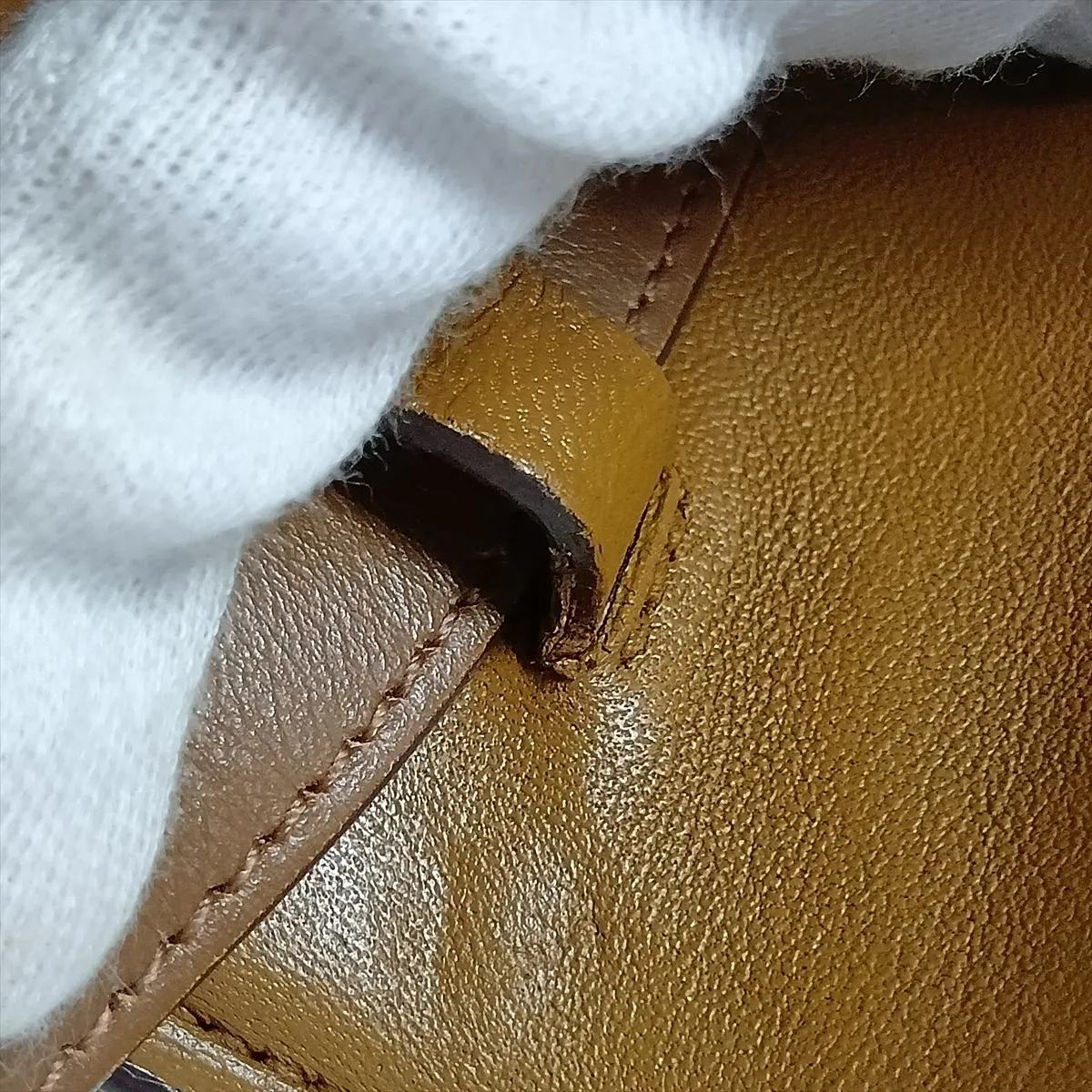 Classic Box Leather Shoulder Bag, Brown — view 13
