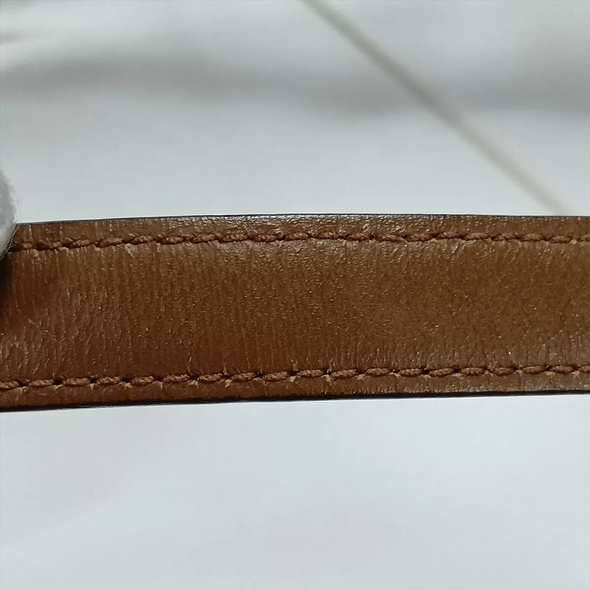 Classic Box Leather Shoulder Bag, Brown — view 14