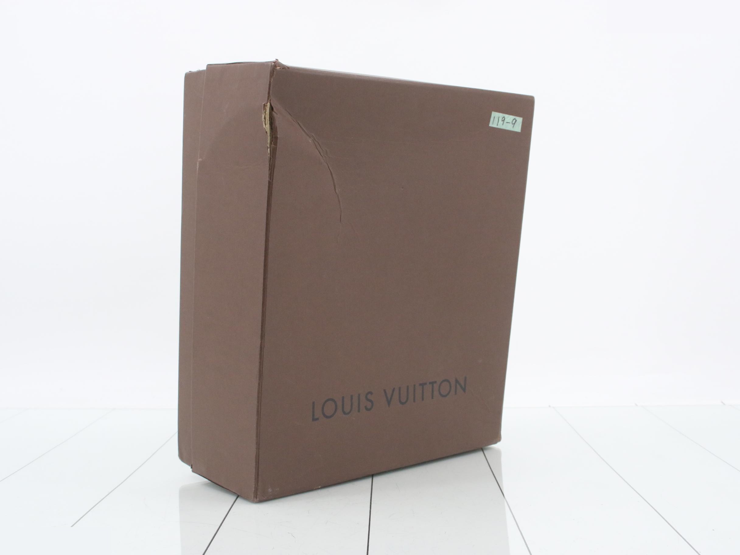 Monogram Glacé Bobby, Cafe, Dark Brown, with box. — view 7