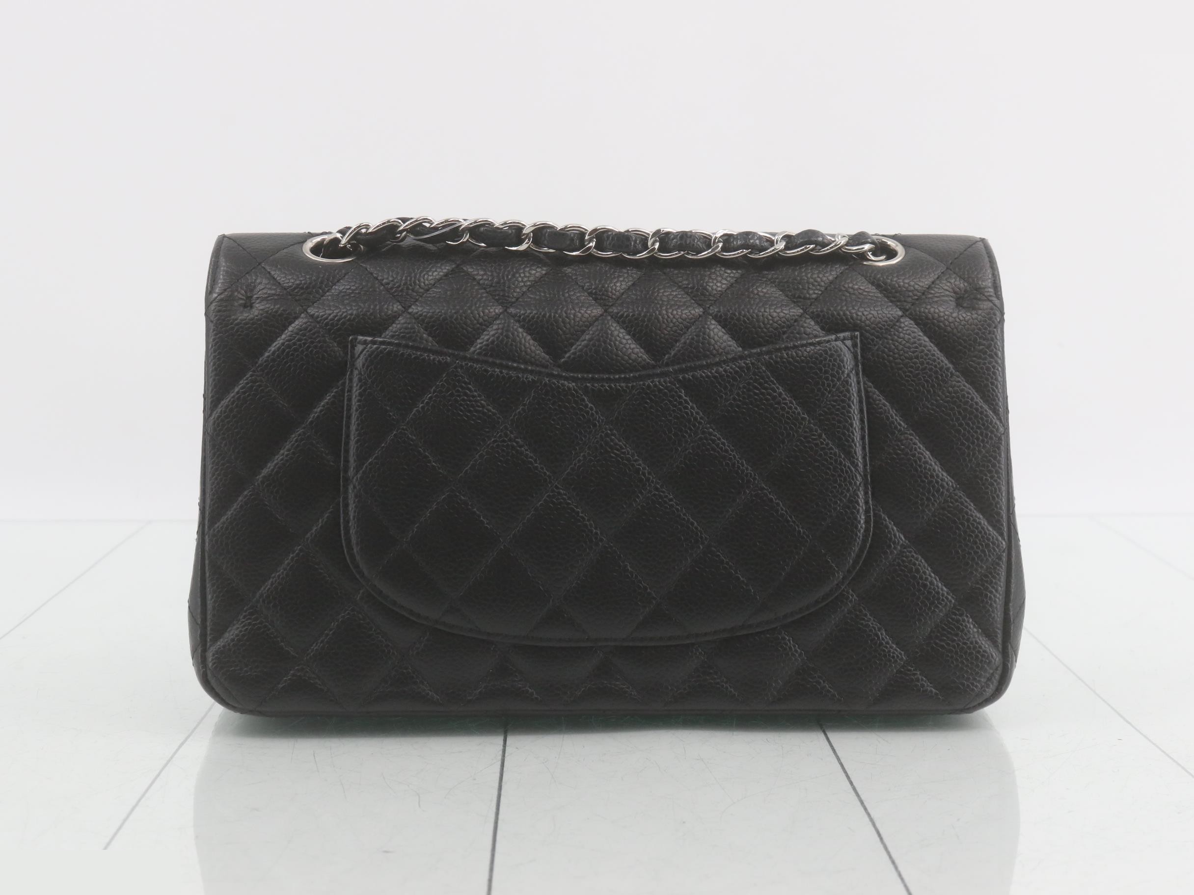 Caviar Double Flap 25 Shoulder Bag, Serial Number 18 — view 2