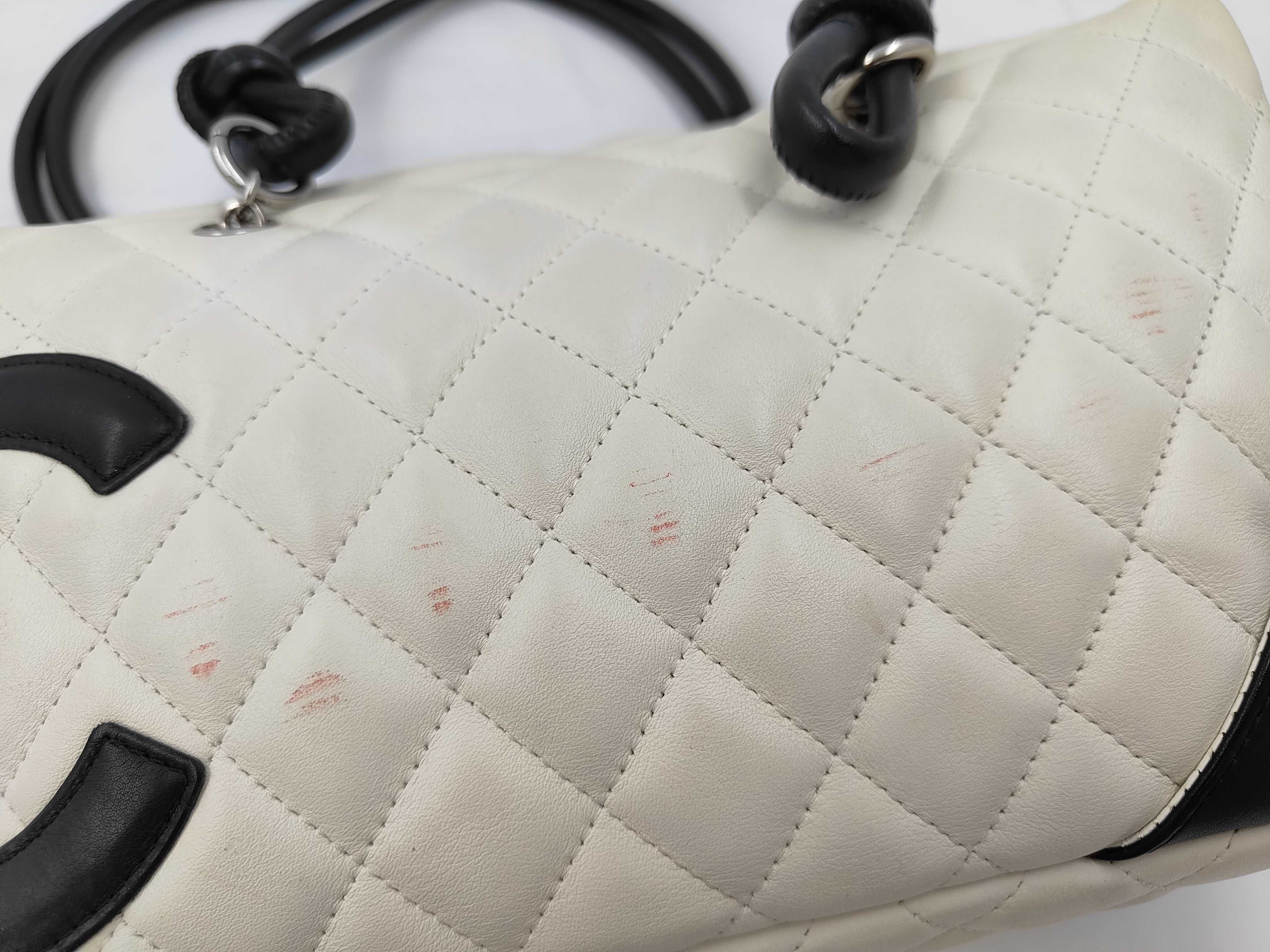 Cambon Line Bowling Bag, Silver Hardware, Series 9, Shoulder Bag — view 15