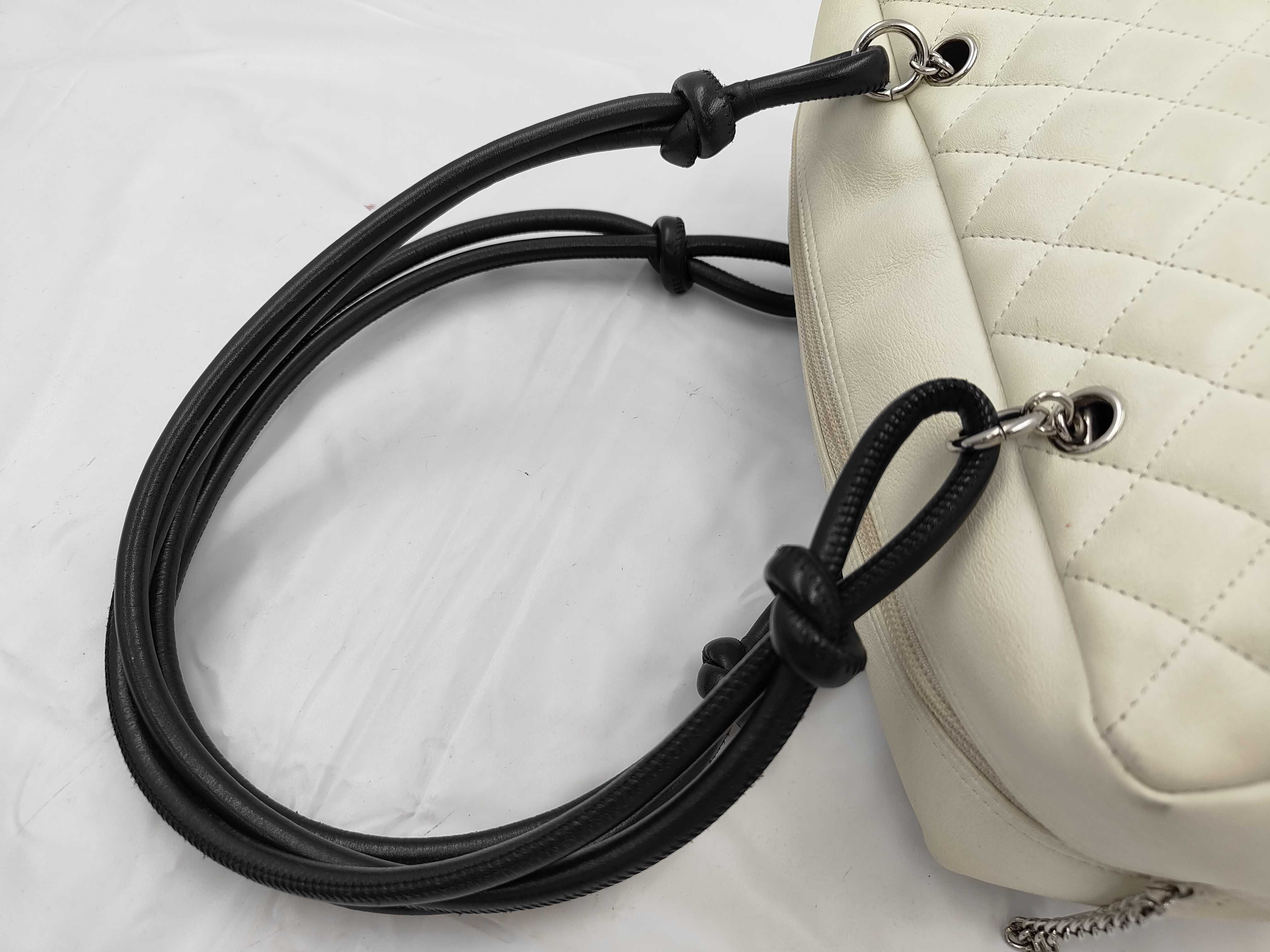 Cambon Line Bowling Bag, Silver Hardware, Series 9, Shoulder Bag — view 3