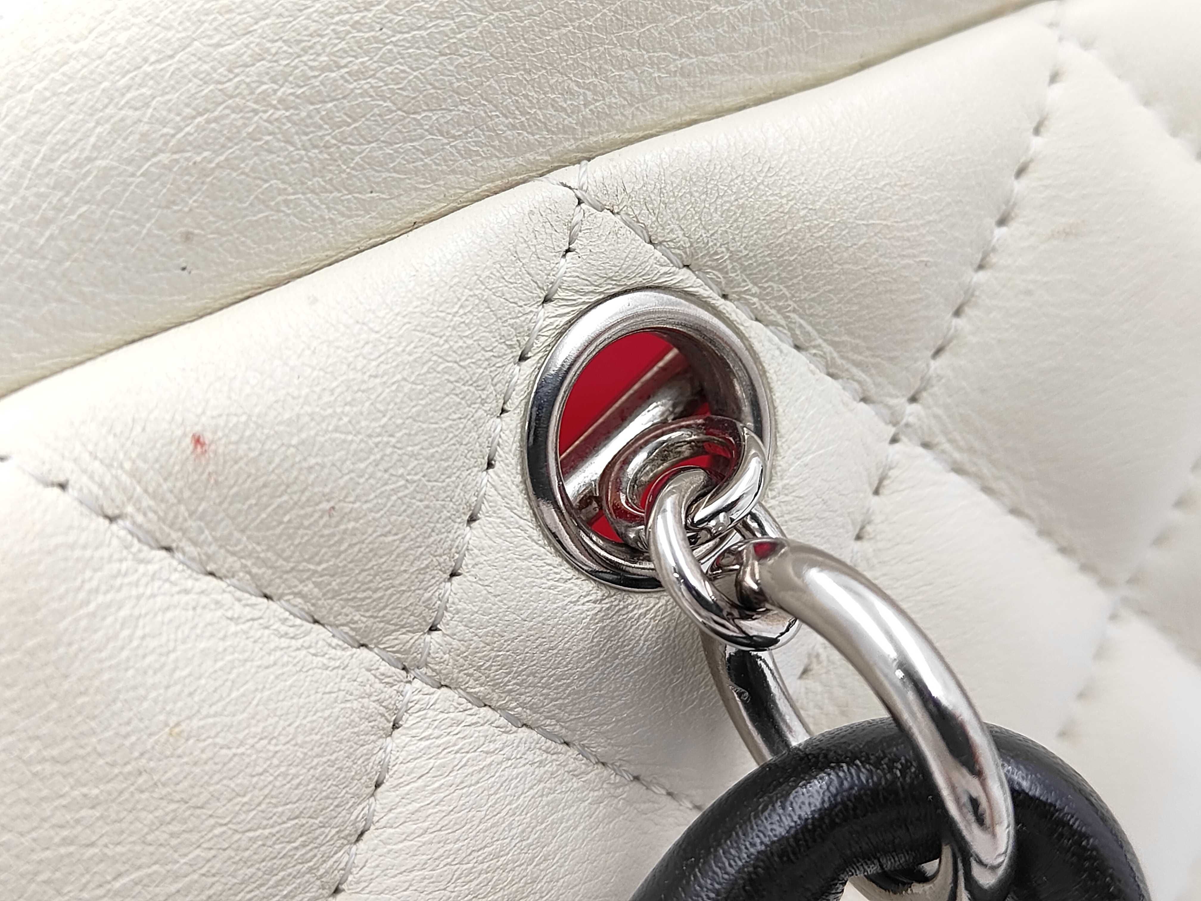 Cambon Line Bowling Bag, Silver Hardware, Series 9, Shoulder Bag — view 5