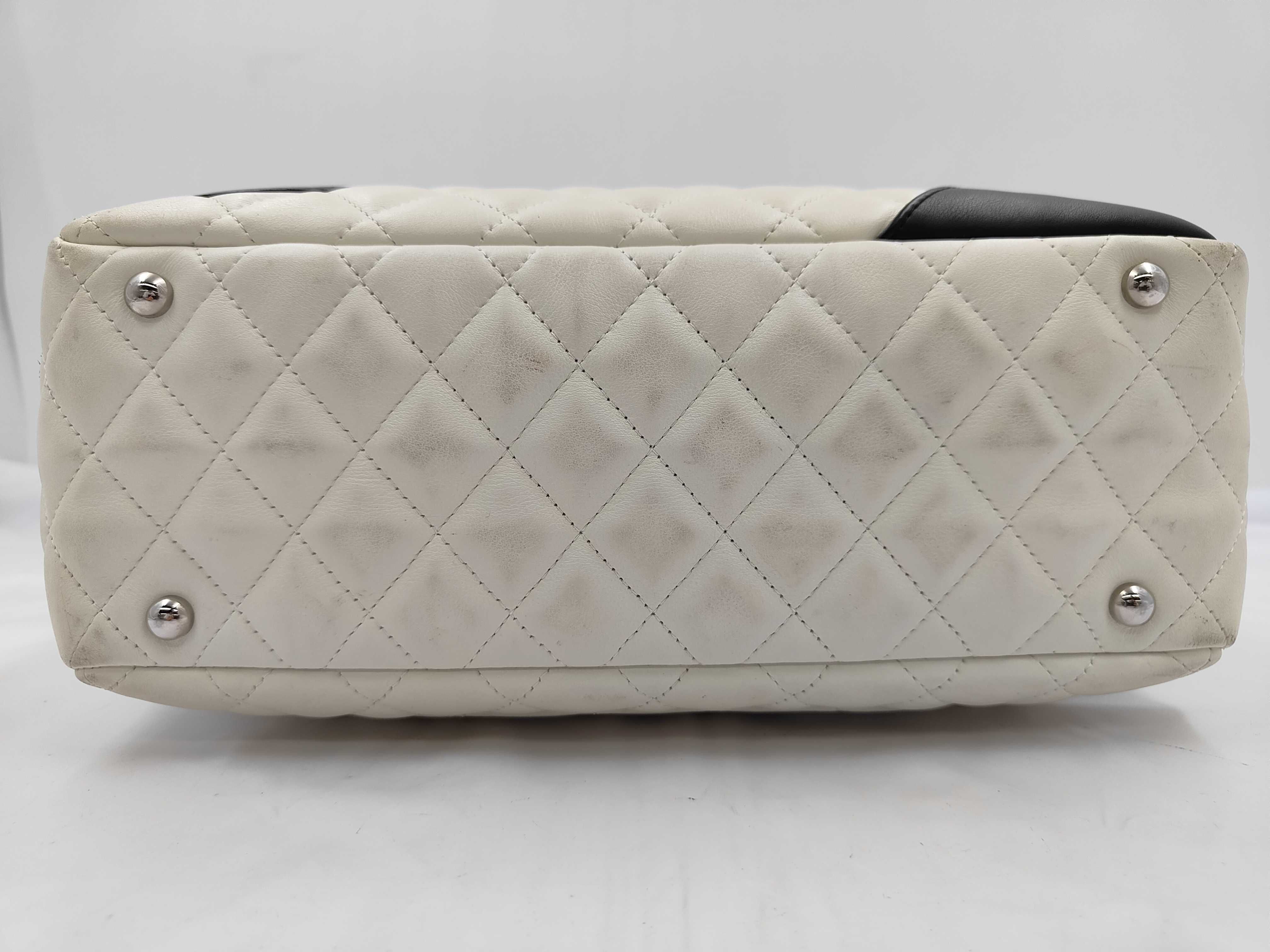 Cambon Line Bowling Bag, Silver Hardware, Series 9, Shoulder Bag — view 8