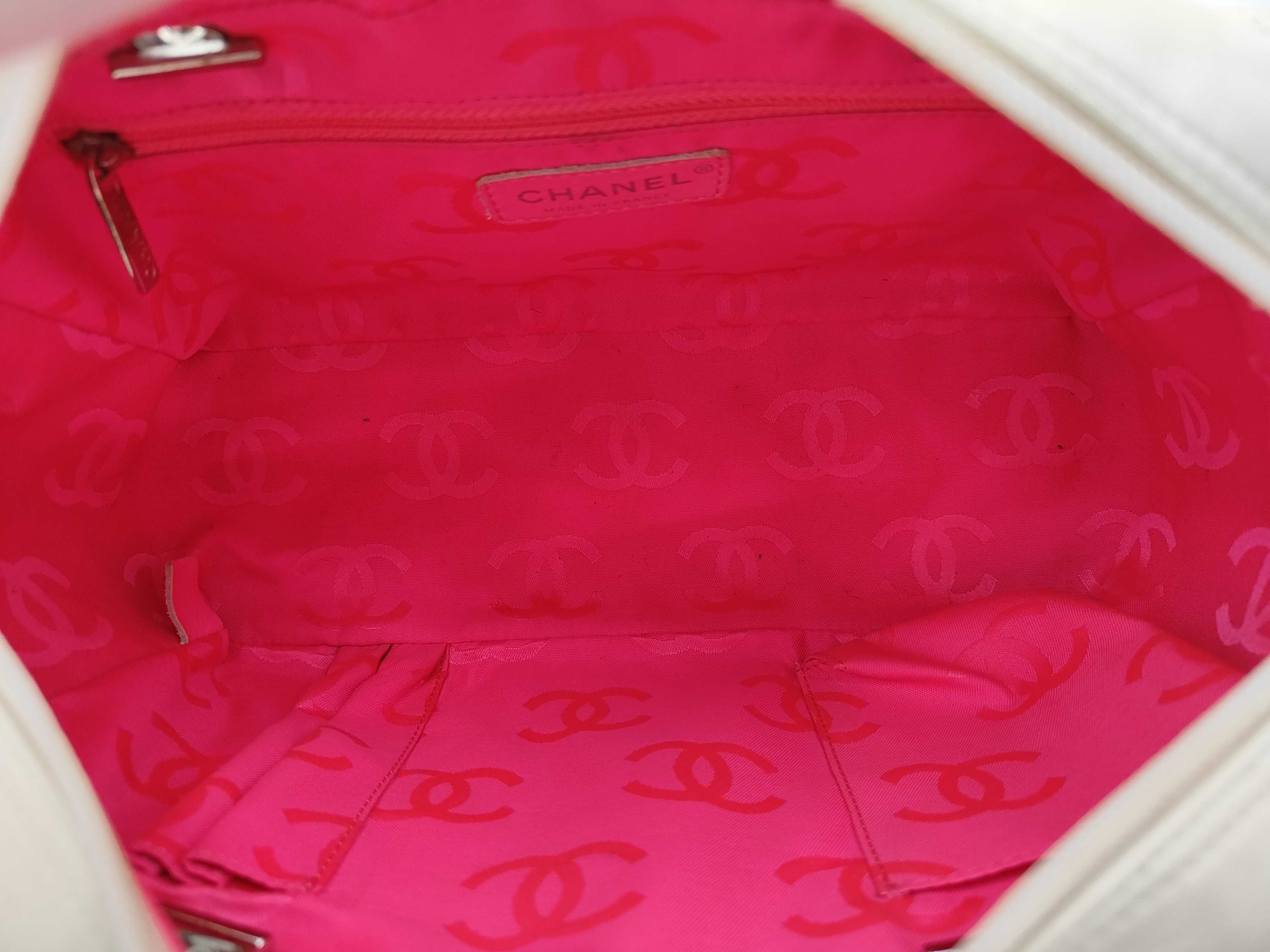 Cambon Line Bowling Bag, Silver Hardware, Series 9, Shoulder Bag — view 10