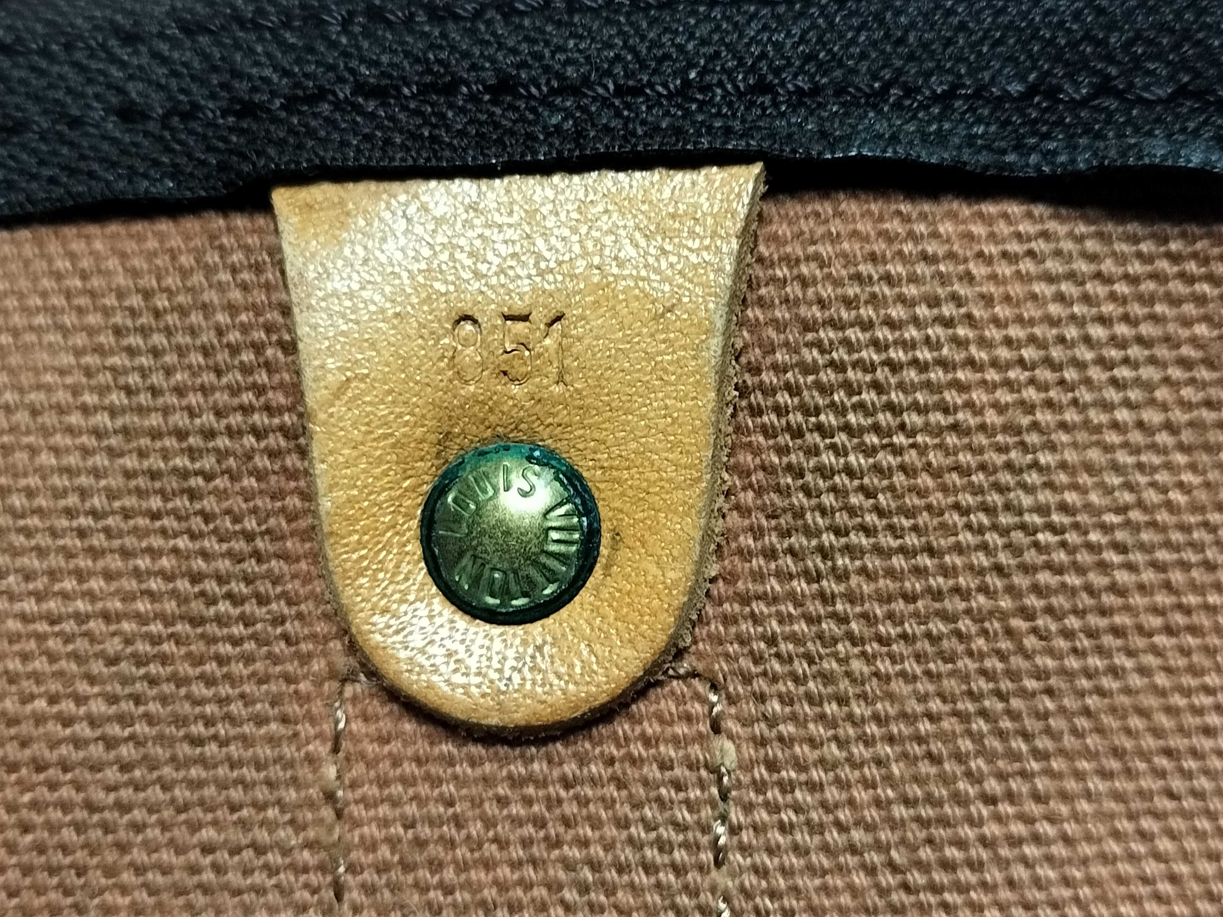 Monogram Keepall Bandoulière 55 M41414 SA852 Brown Boston Bag — view 12