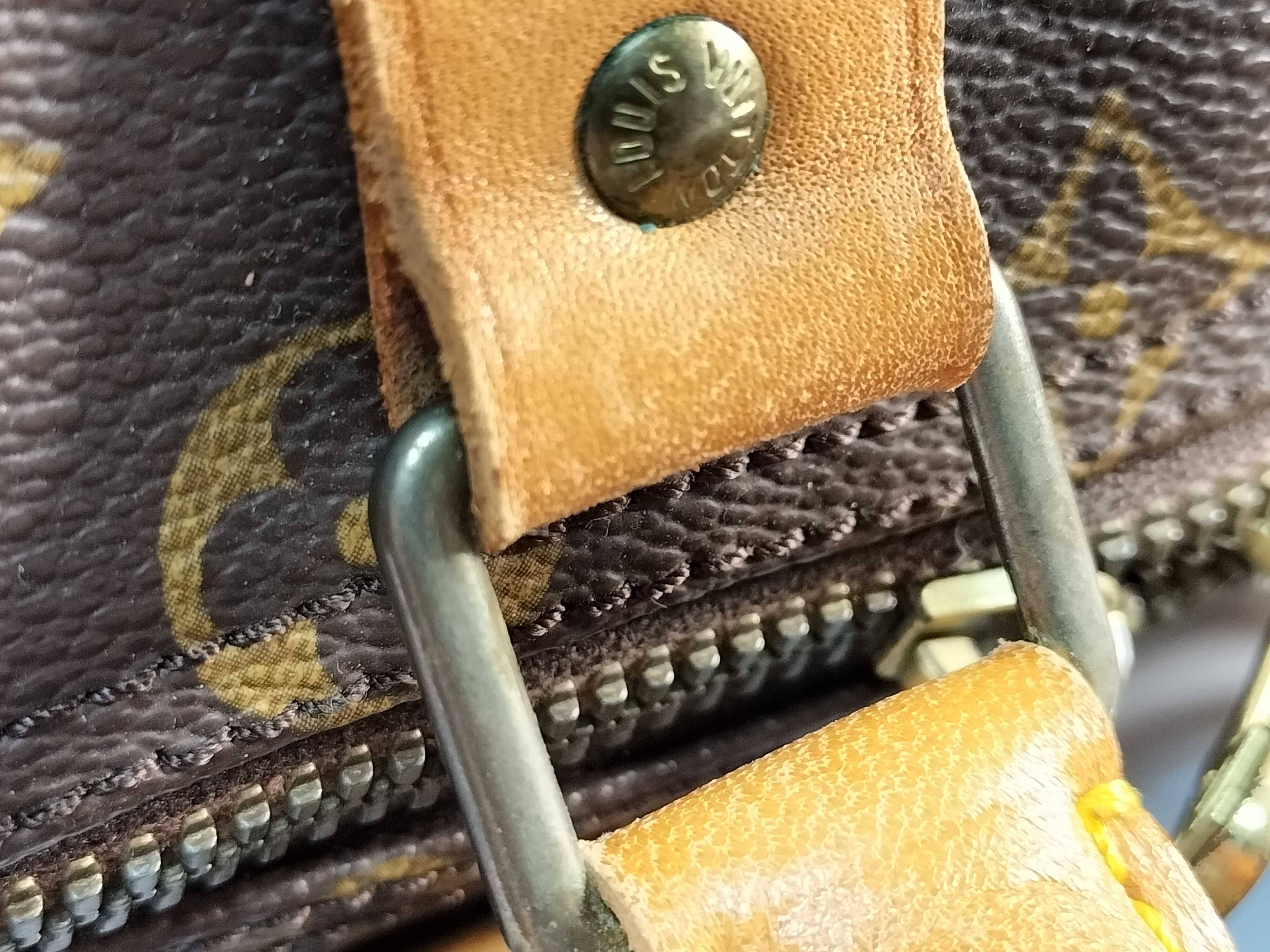 Monogram Keepall Bandoulière 55 M41414 SA852 Brown Boston Bag — view 5