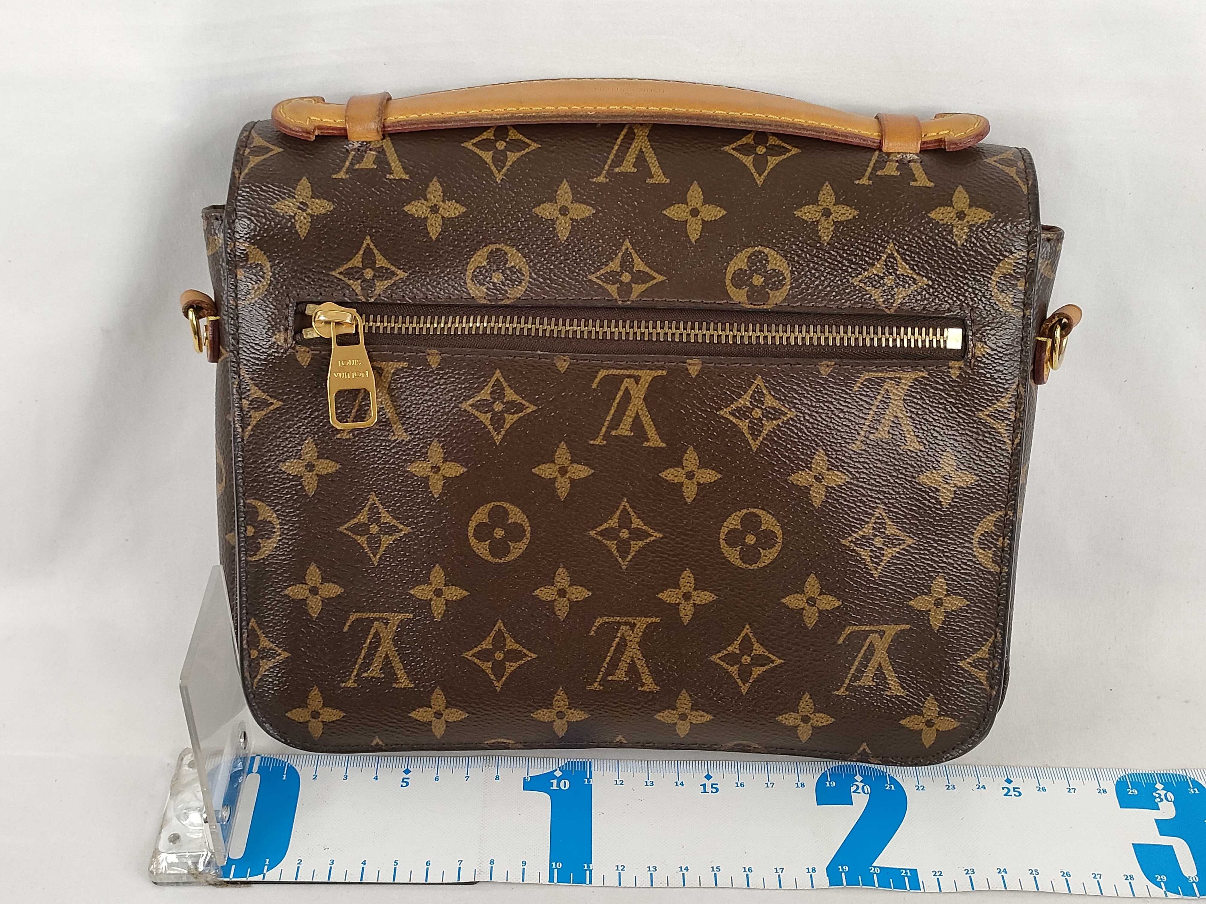 Monogram Louis Vuitton Message Shoulder Bag Handbag — view 2