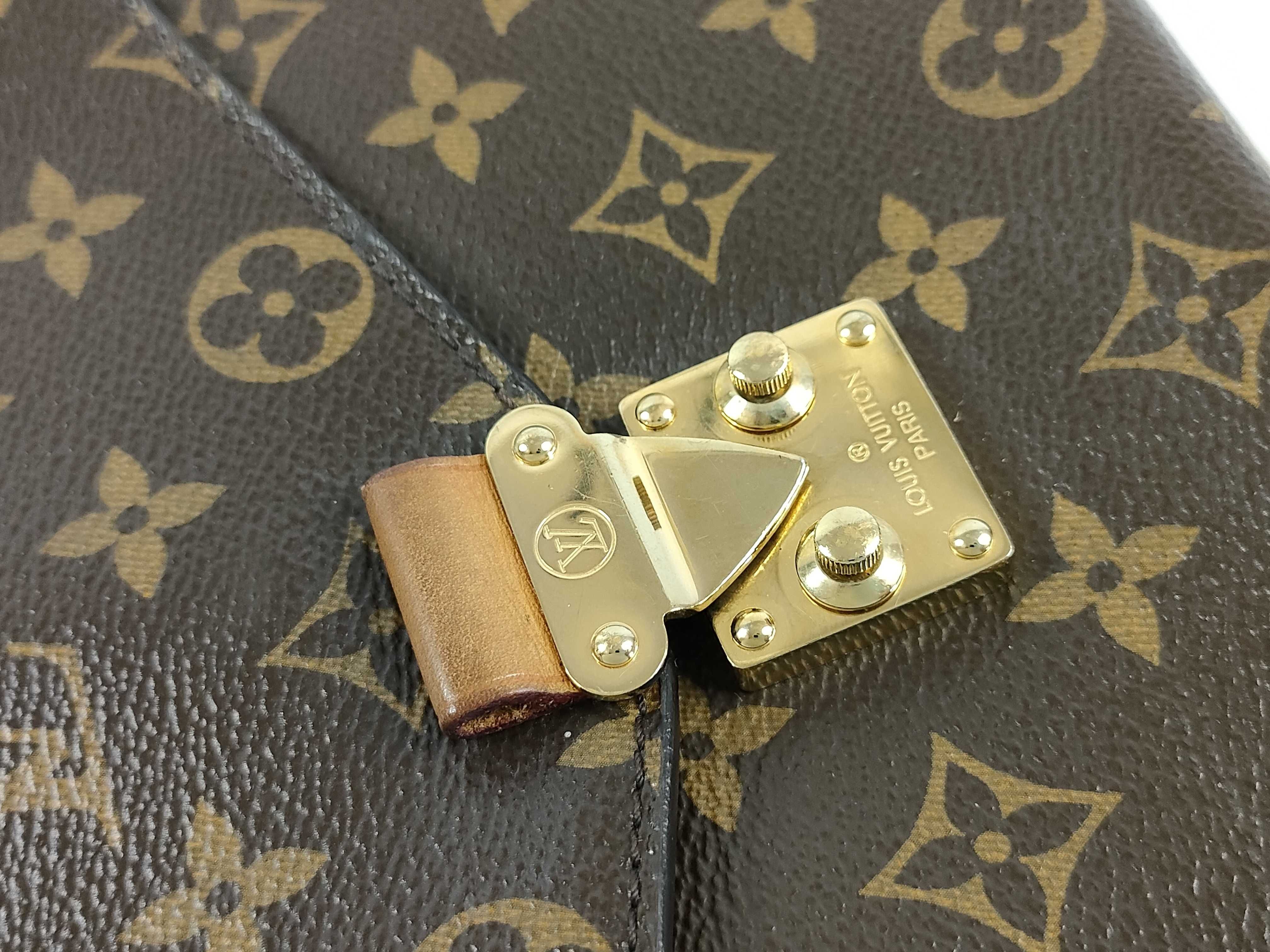 Monogram Louis Vuitton Message Shoulder Bag Handbag — view 15