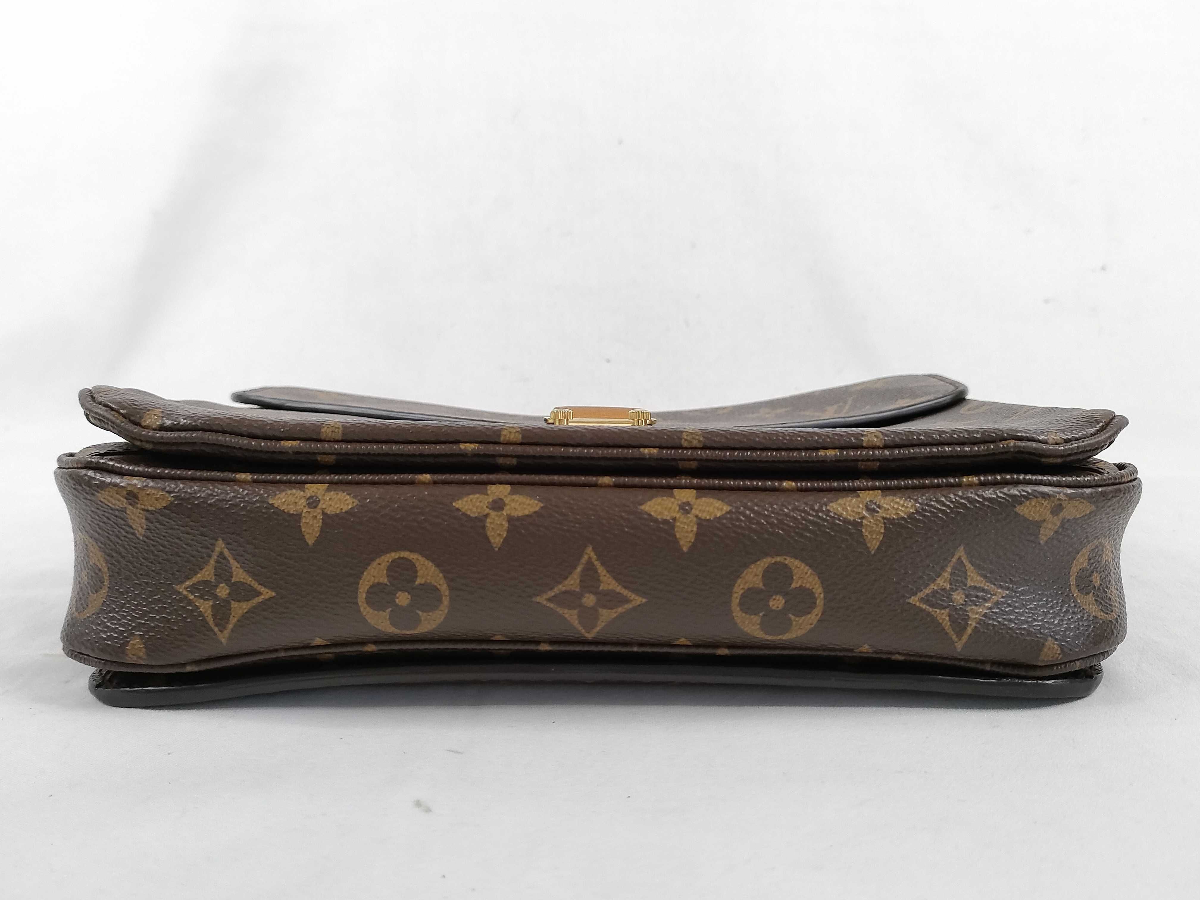 Monogram Louis Vuitton Message Shoulder Bag Handbag — view 8