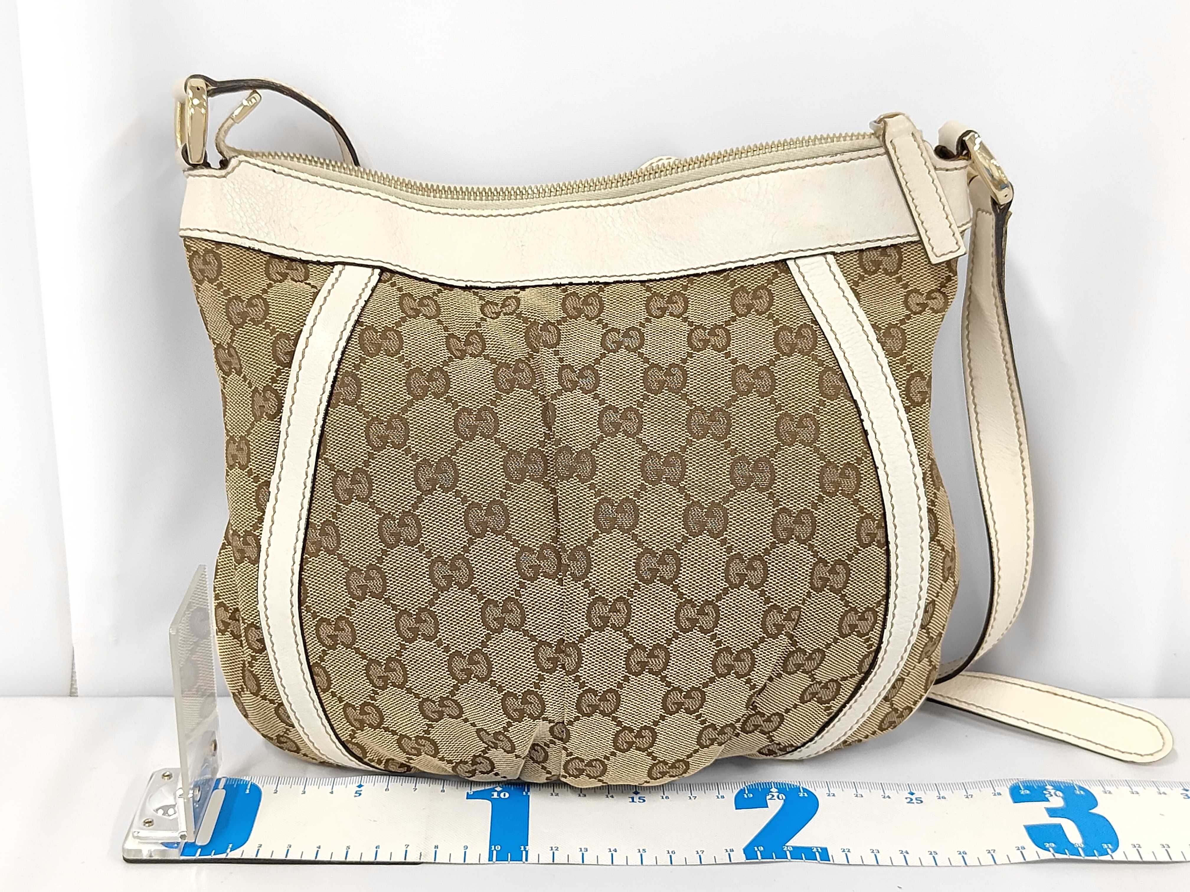 Abbey GG Canvas Shoulder Bag — view 2
