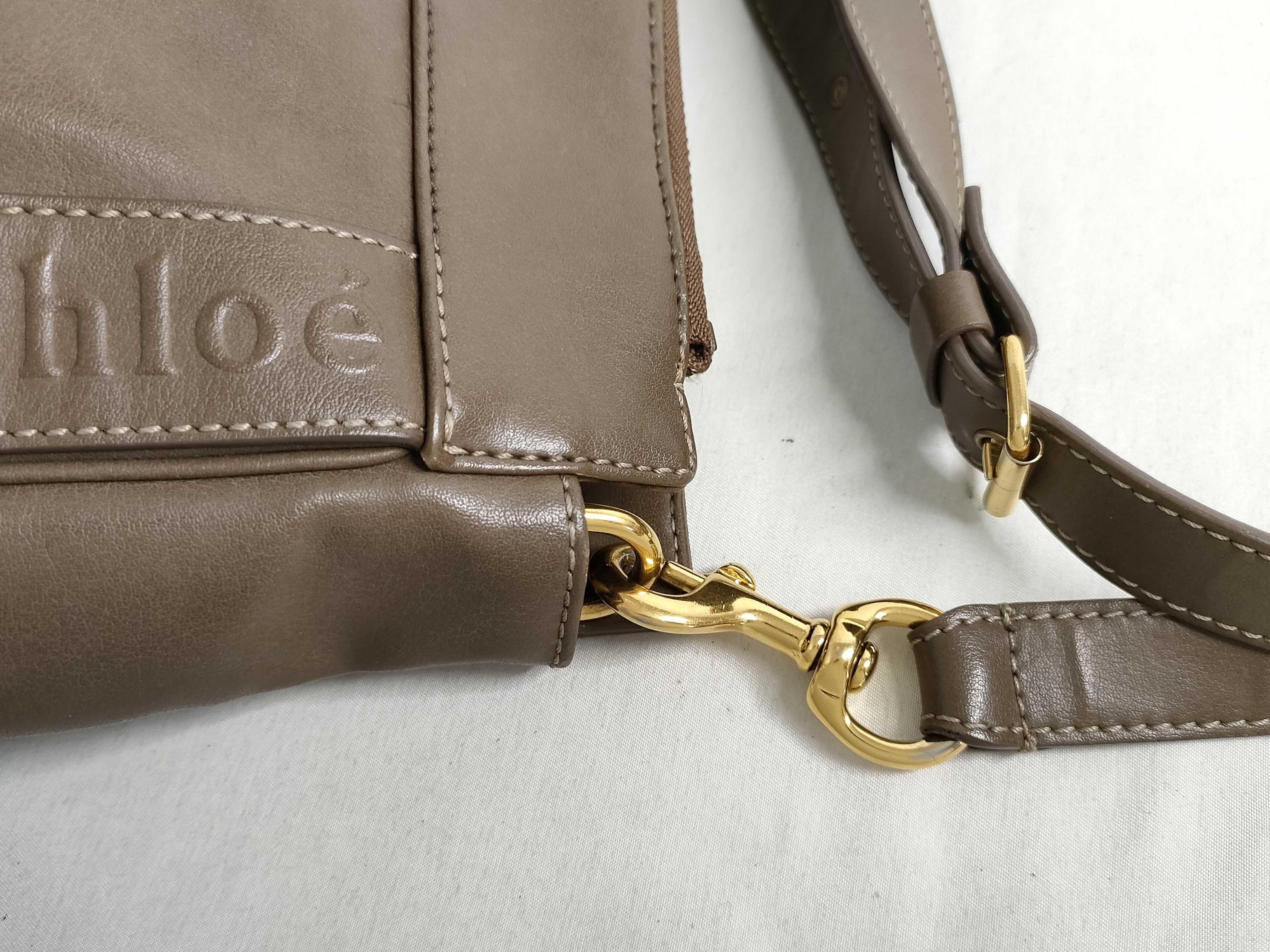 shoulder bag, leather, fringe, brown. — view 5