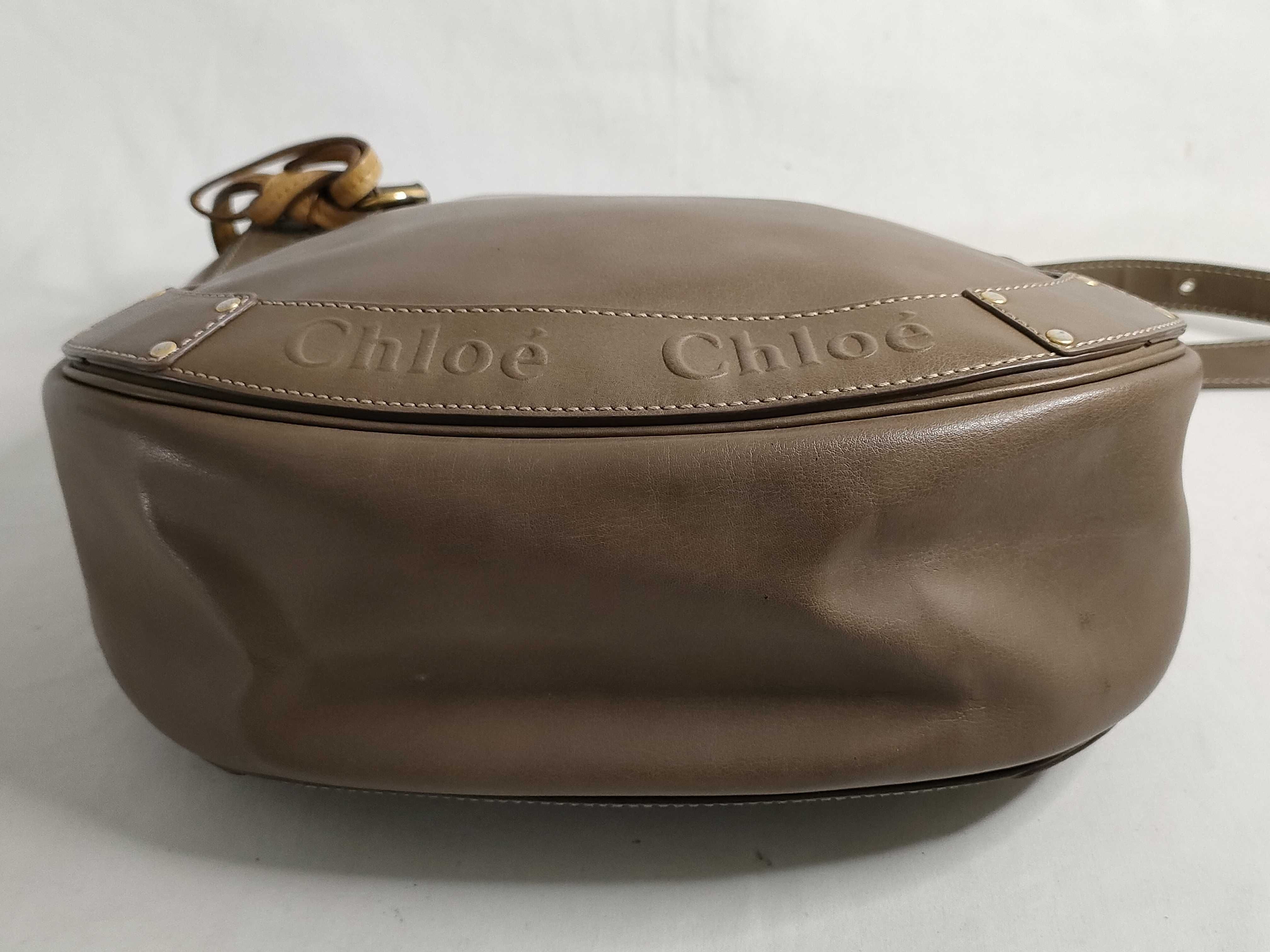 shoulder bag, leather, fringe, brown. — view 7