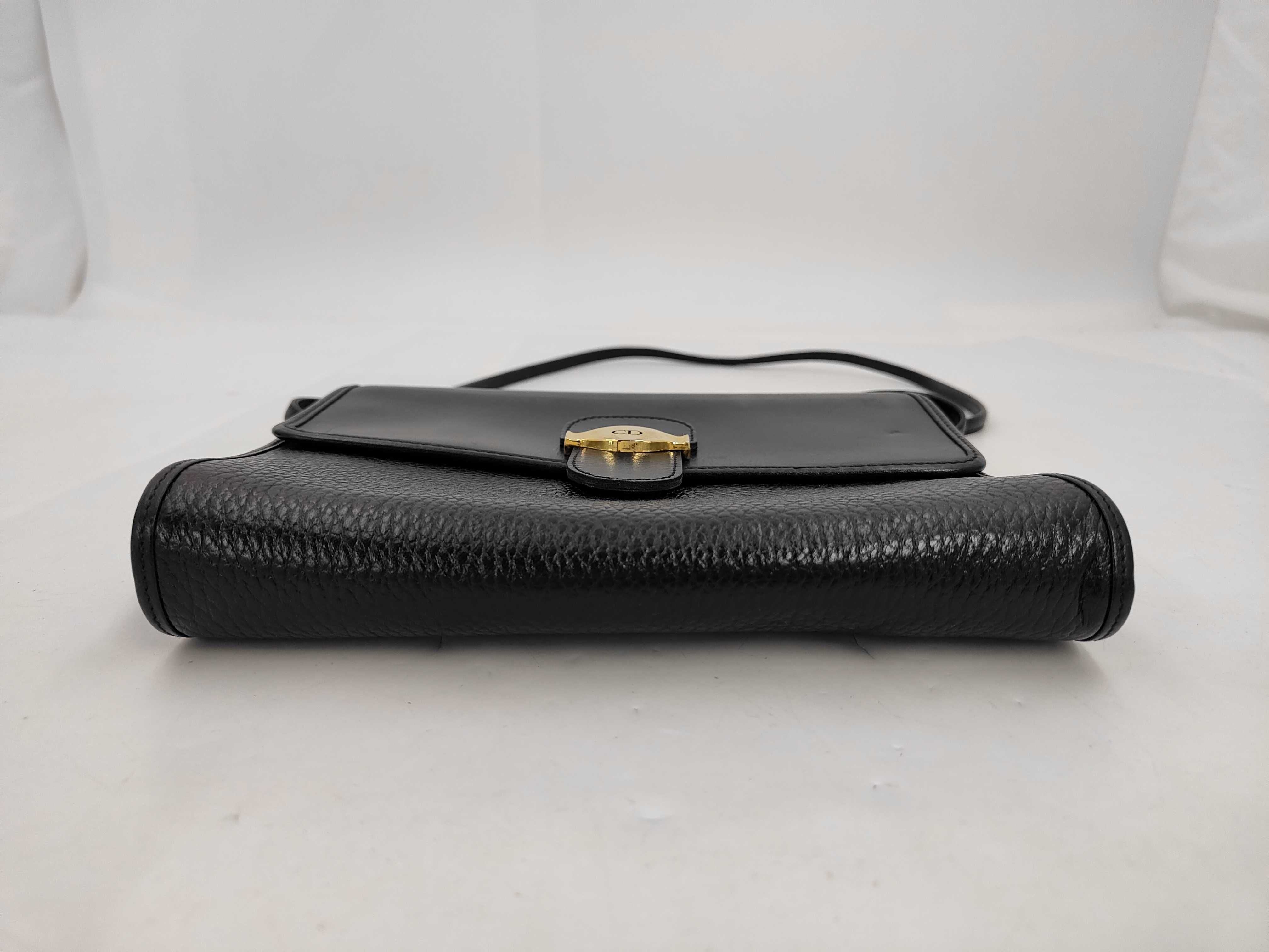 CD Logo Leather Shoulder Bag — view 4