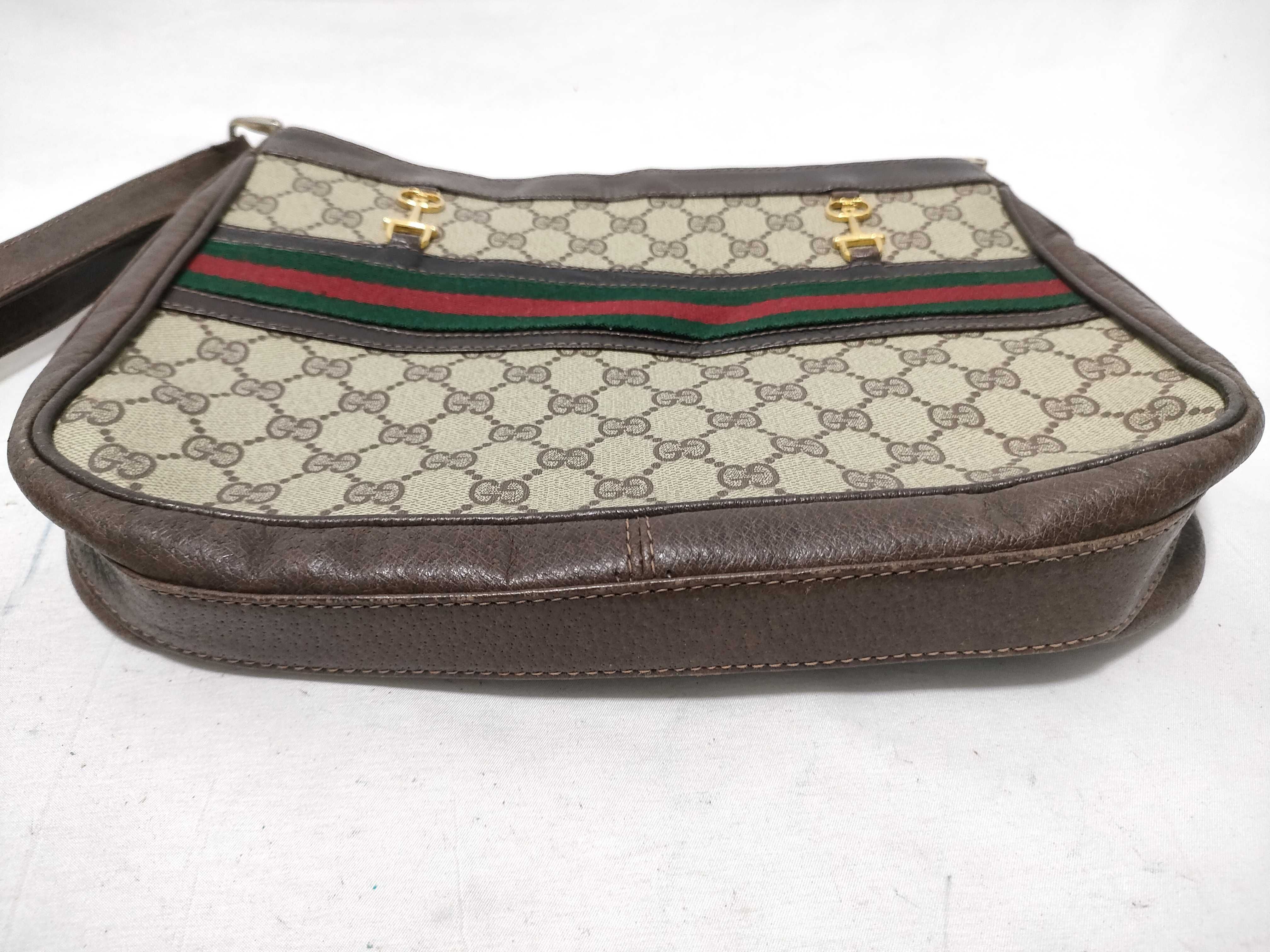 GG Canvas Old Sherry Line Shoulder Bag — view 8