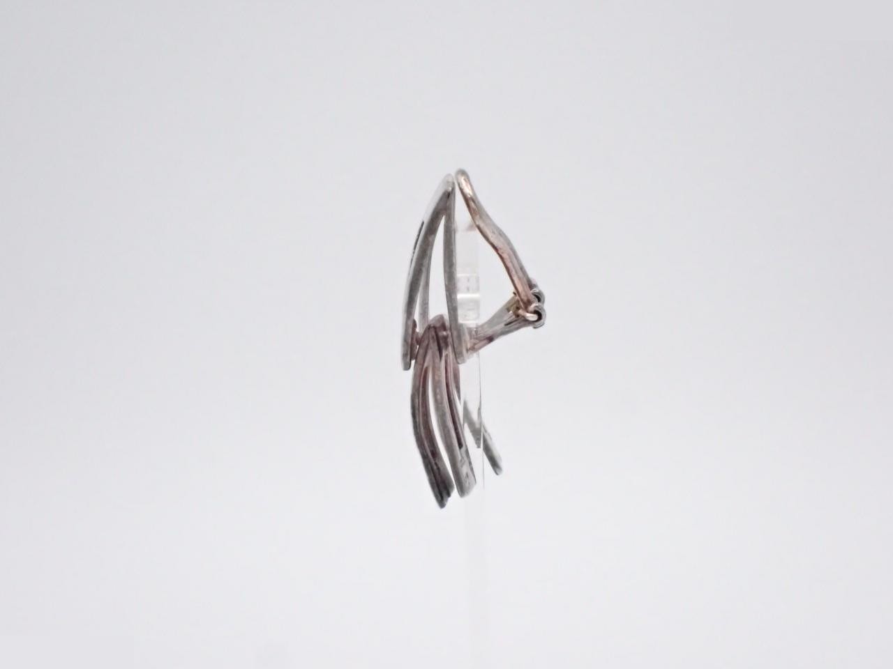 Cutout G Earrings, SV925, 12.4g — view 3