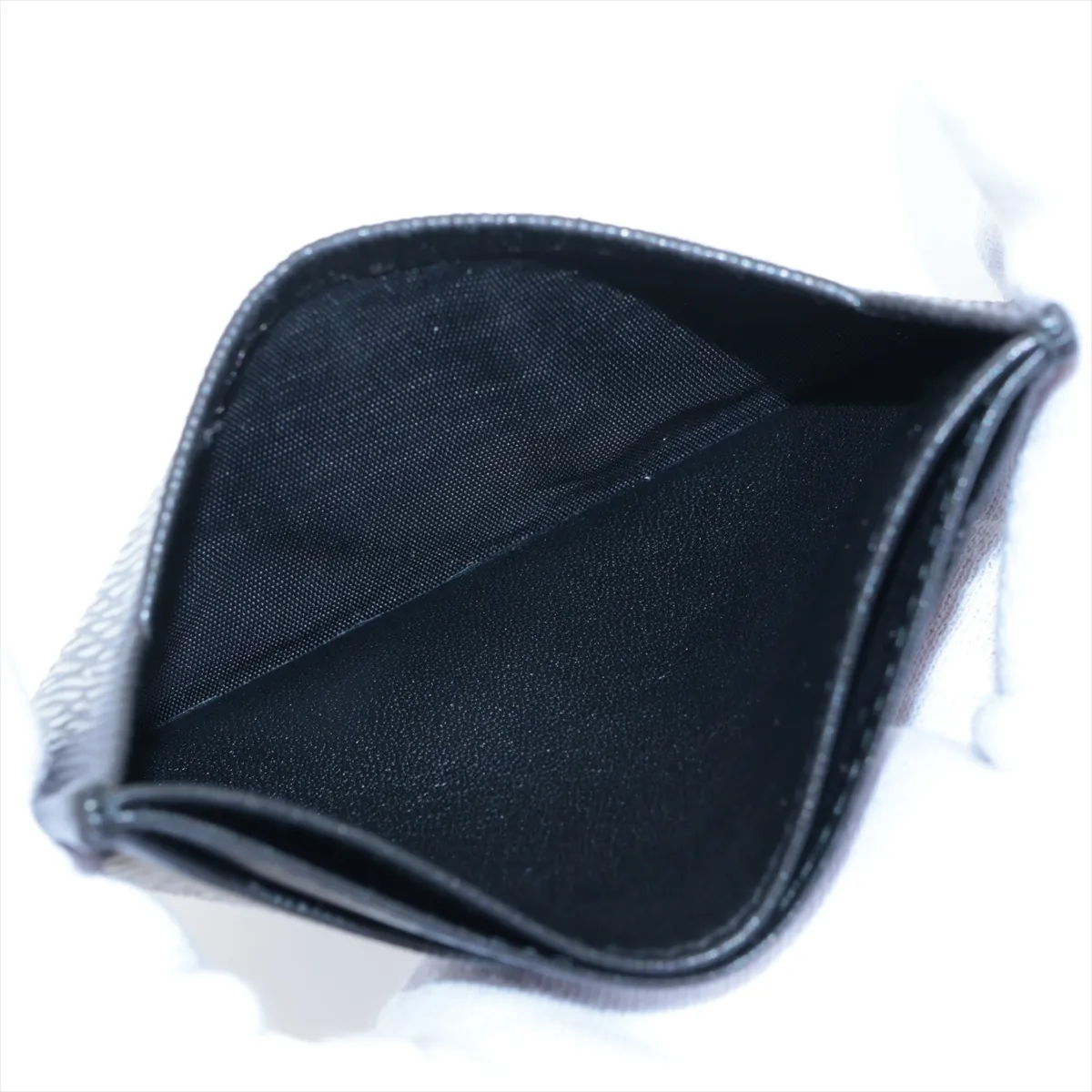 1MC208 Leather Card Case, Black — view 3