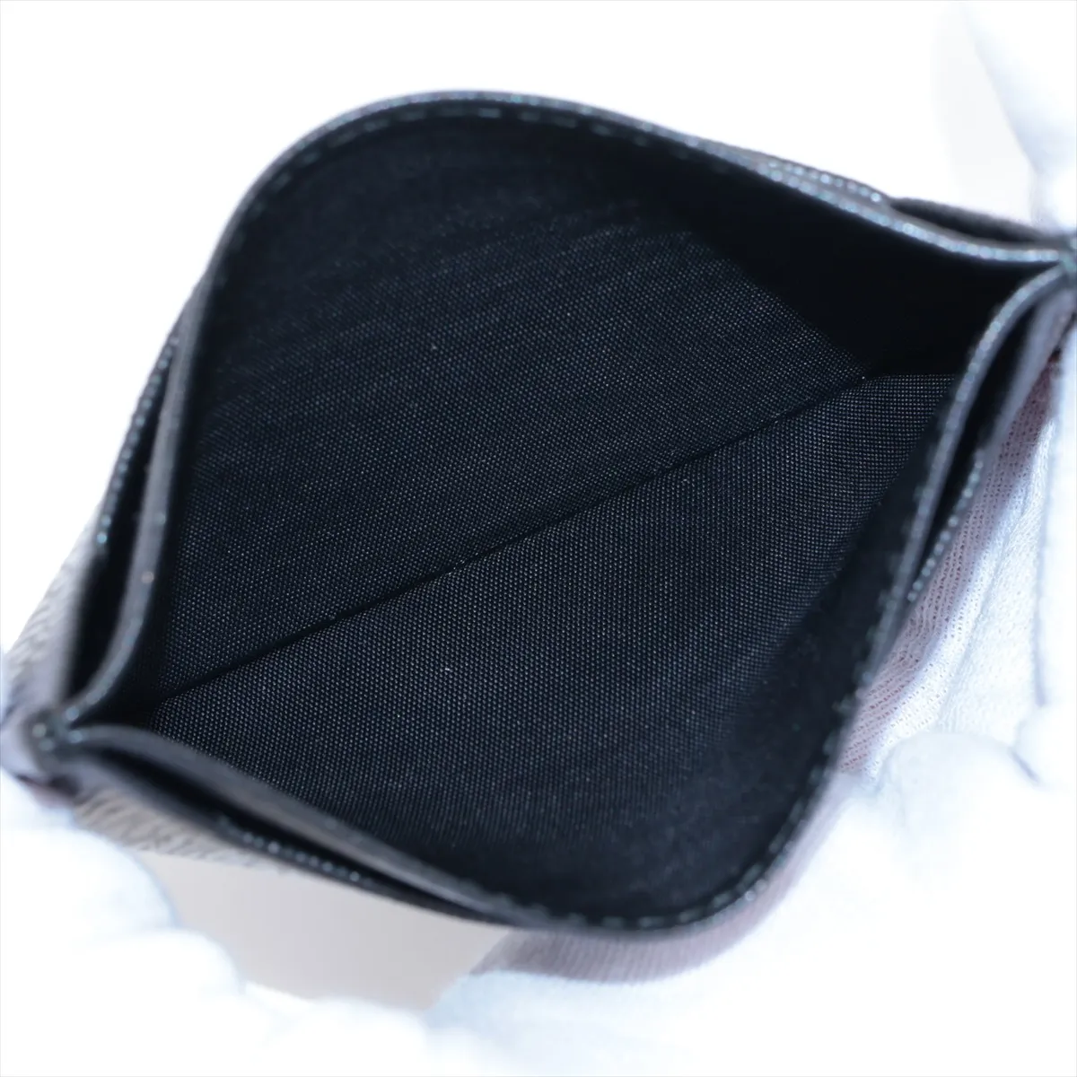 1MC208 Leather Card Case, Black — view 4