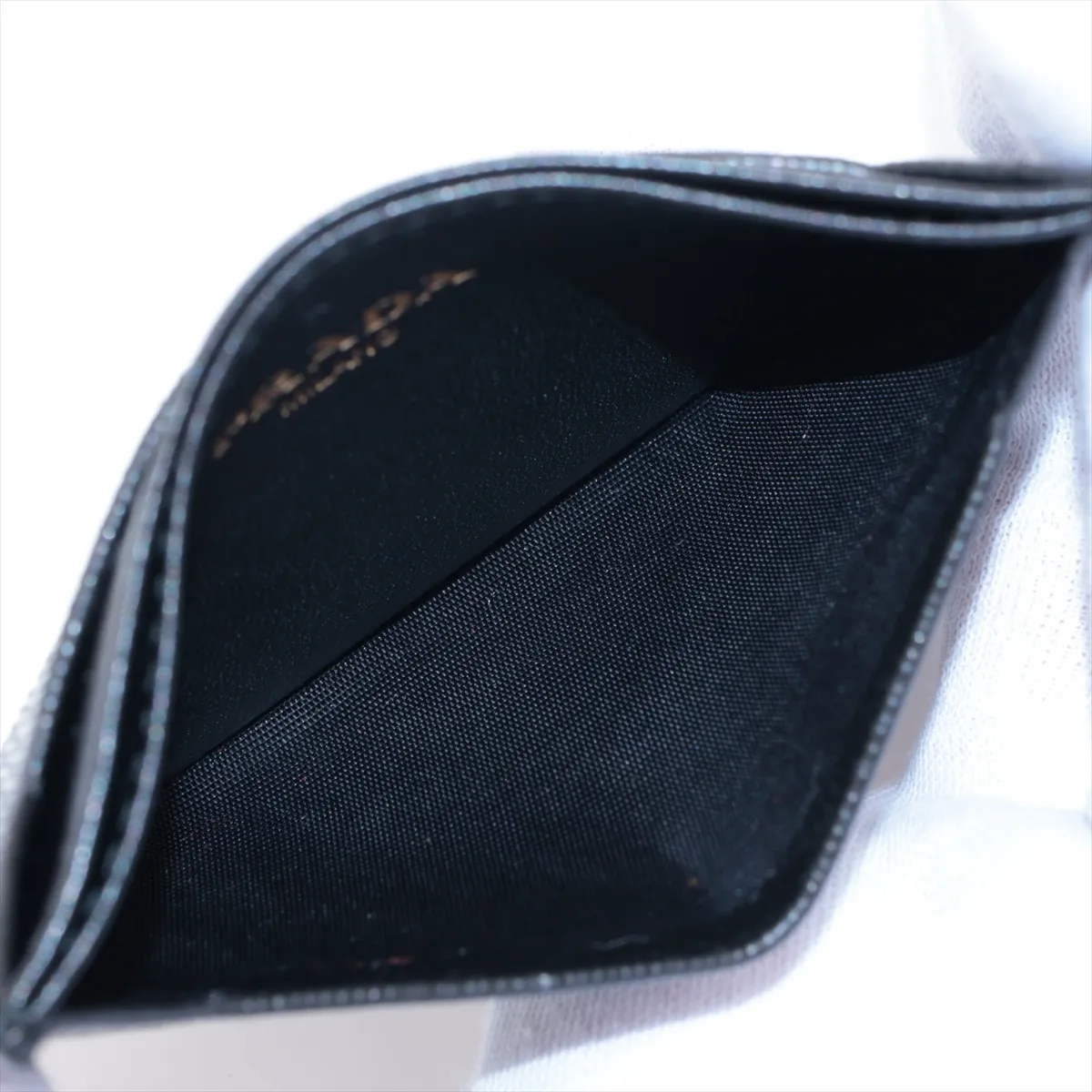 1MC208 Leather Card Case, Black — view 5
