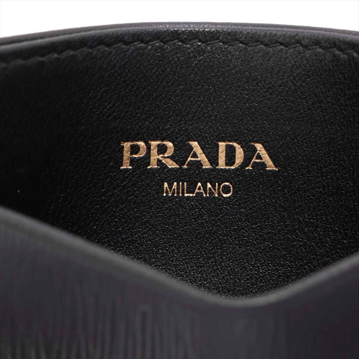 1MC208 Leather Card Case, Black — view 6