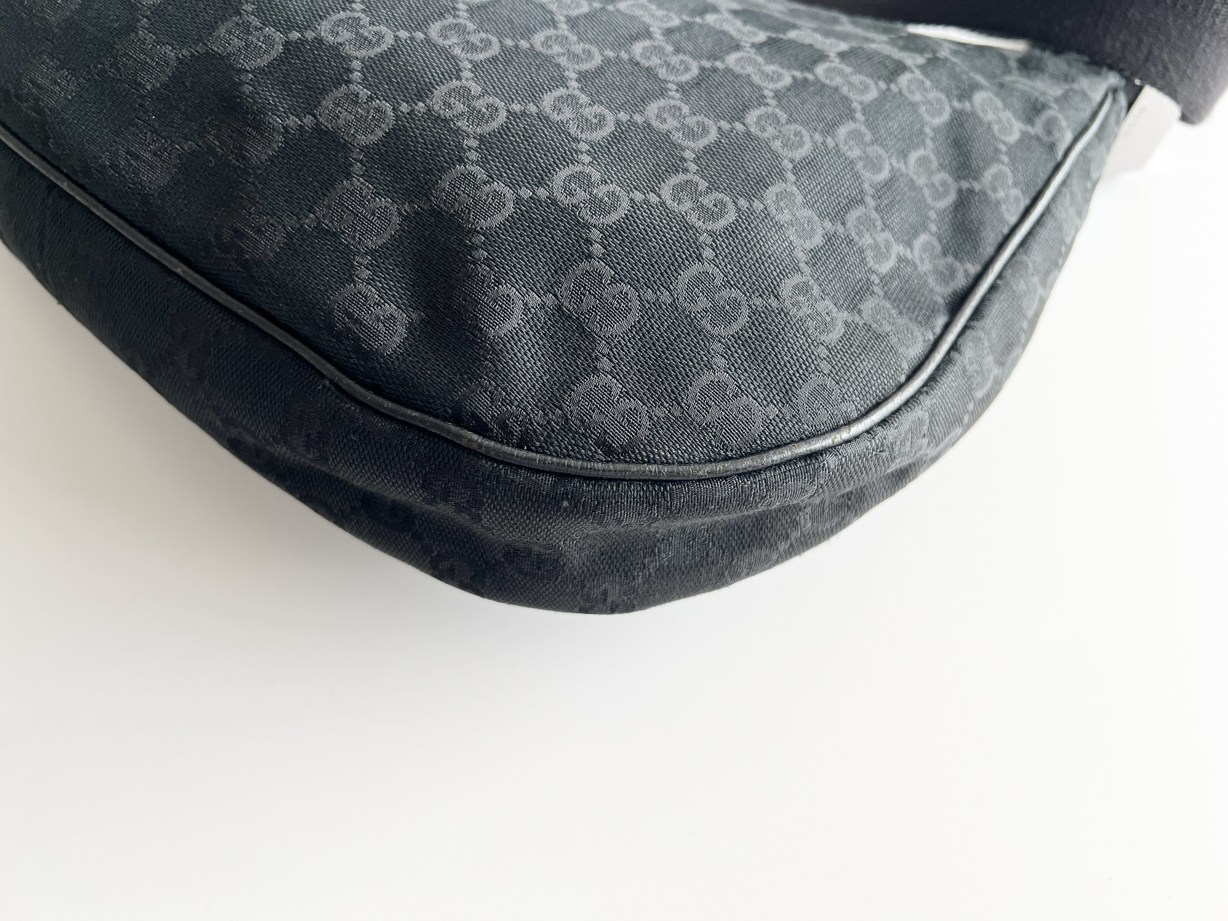 GG Moon Hobo Canvas Leather Shoulder Bag (One Shoulder Bag) — view 14