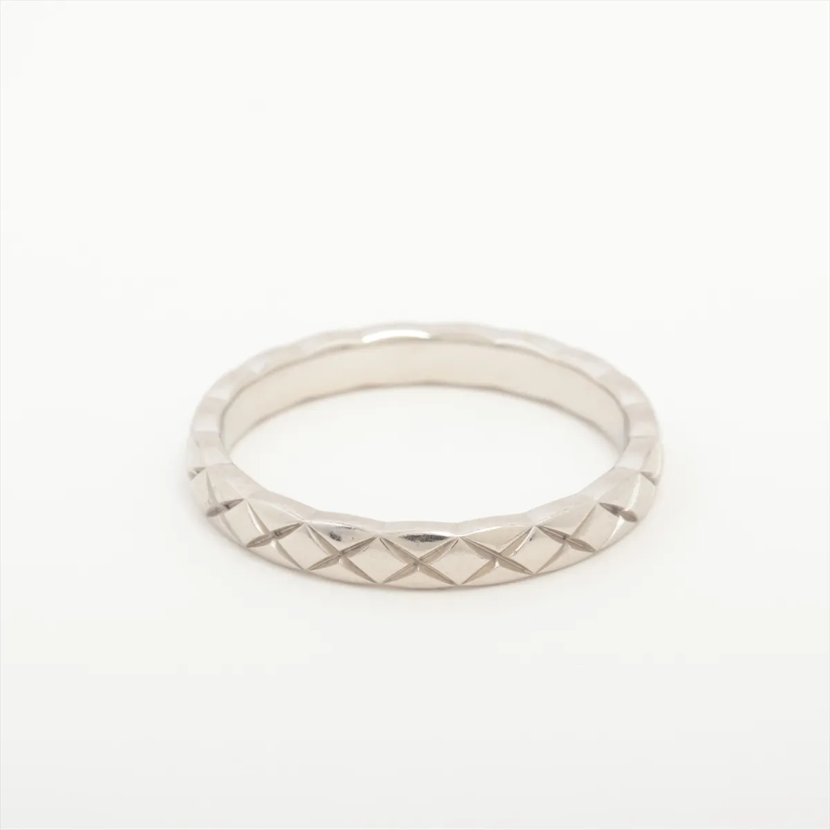 Coco Crush 1P Diamond Ring, Pt950, 4.5g, Size 54, EU4966, dents, J11354 — view 2