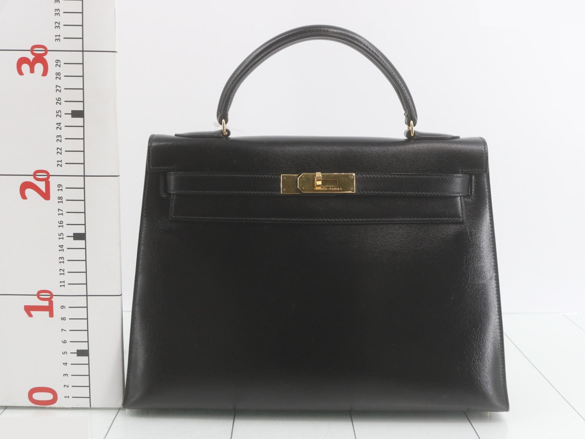 Kelly 32 Box Calf Handbag T — view 2