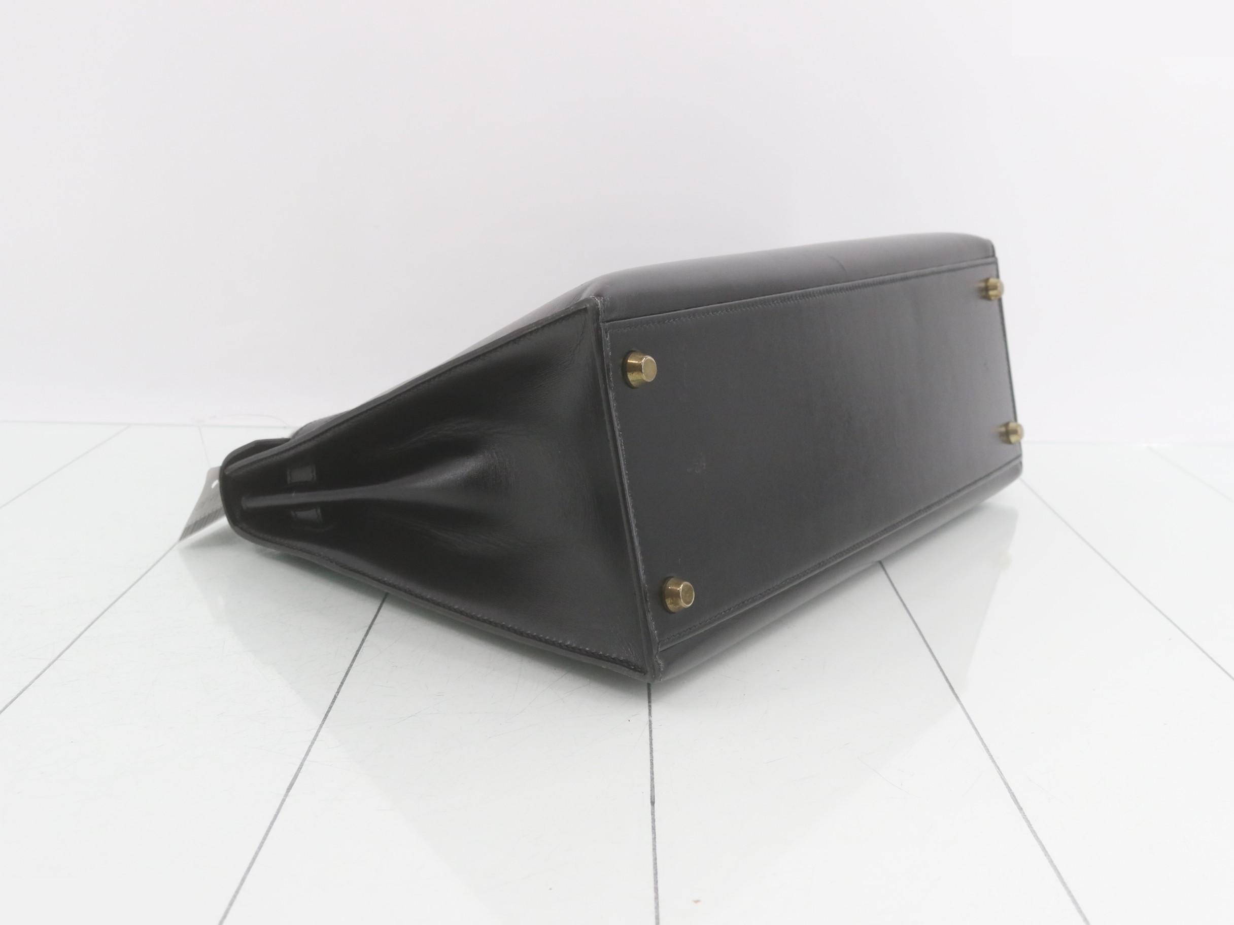 Kelly 32 Box Calf Handbag T — view 6