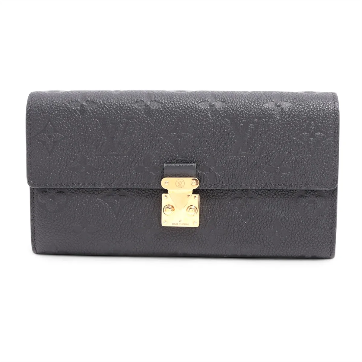 Monogram Empreinte Portefeuille Salametis M82638 Noir Long Wallet (RFID detected)