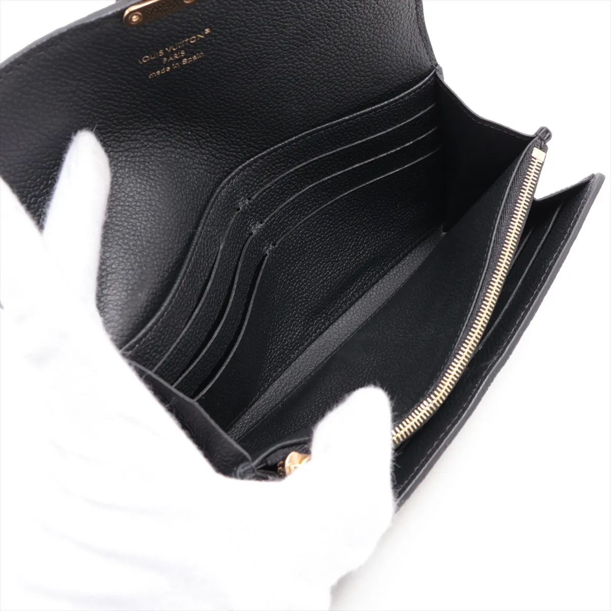 Monogram Empreinte Portefeuille Salametis M82638 Noir Long Wallet (RFID detected) — view 5