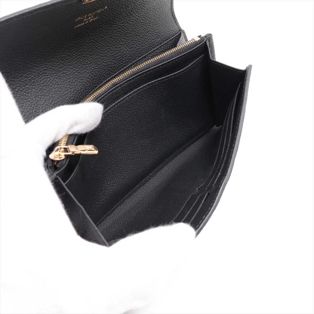 Monogram Empreinte Portefeuille Salametis M82638 Noir Long Wallet (RFID detected) — view 7