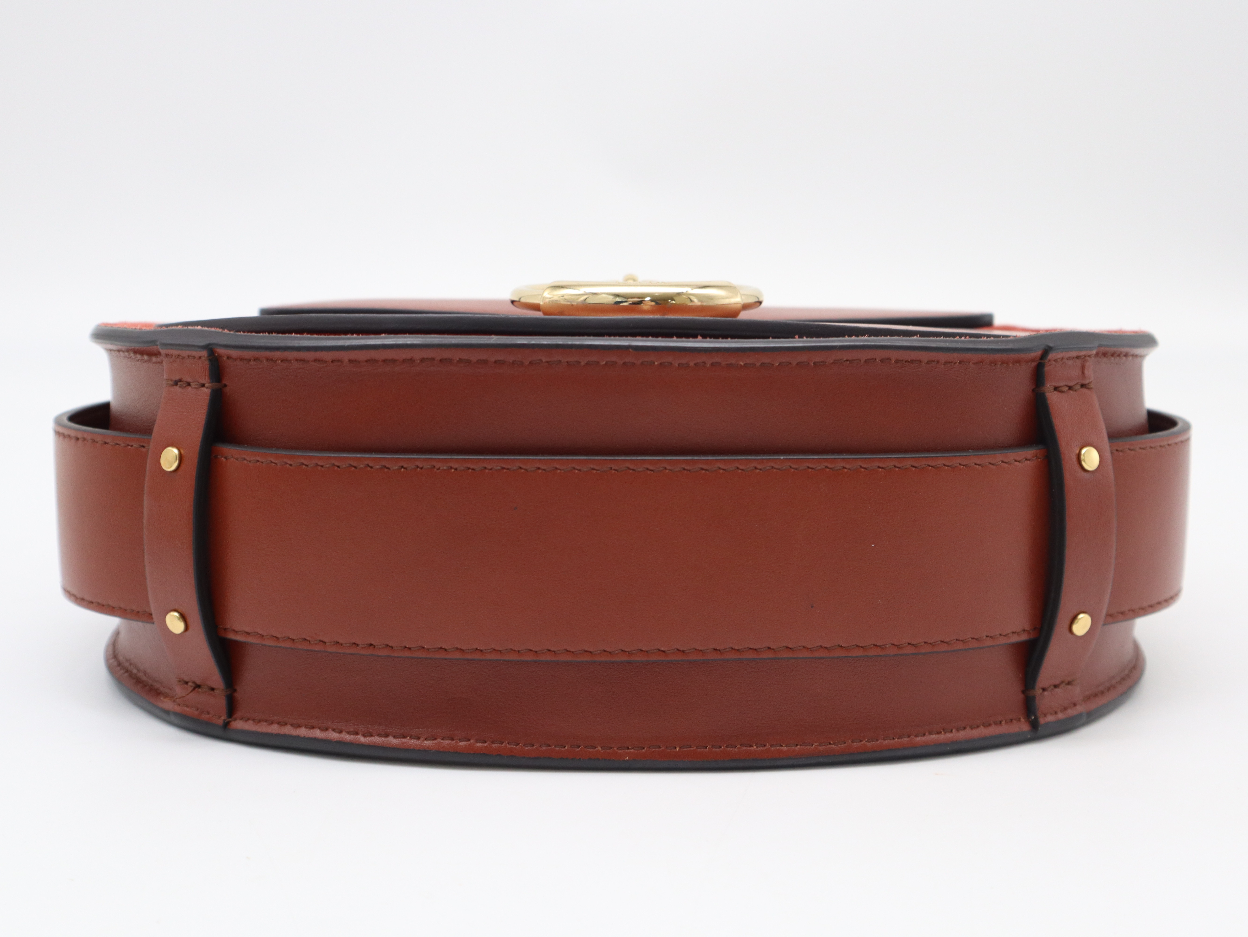 41870652 Leather Tess 2-Way Bag, Brown, with Strap and Dust Bag, Handbag — view 5