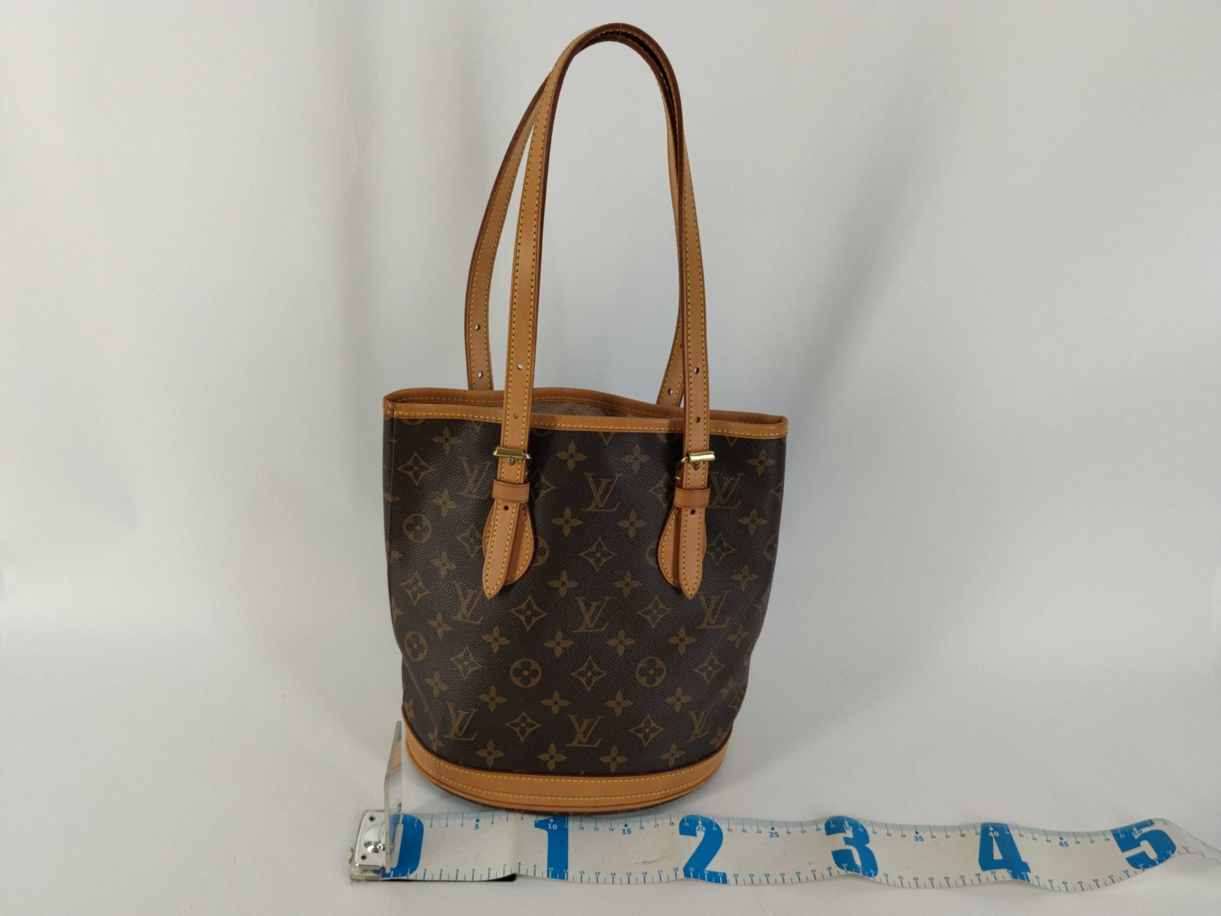 Monogram Bucket PM Monogram Tote Bag with Dust Bag — view 2