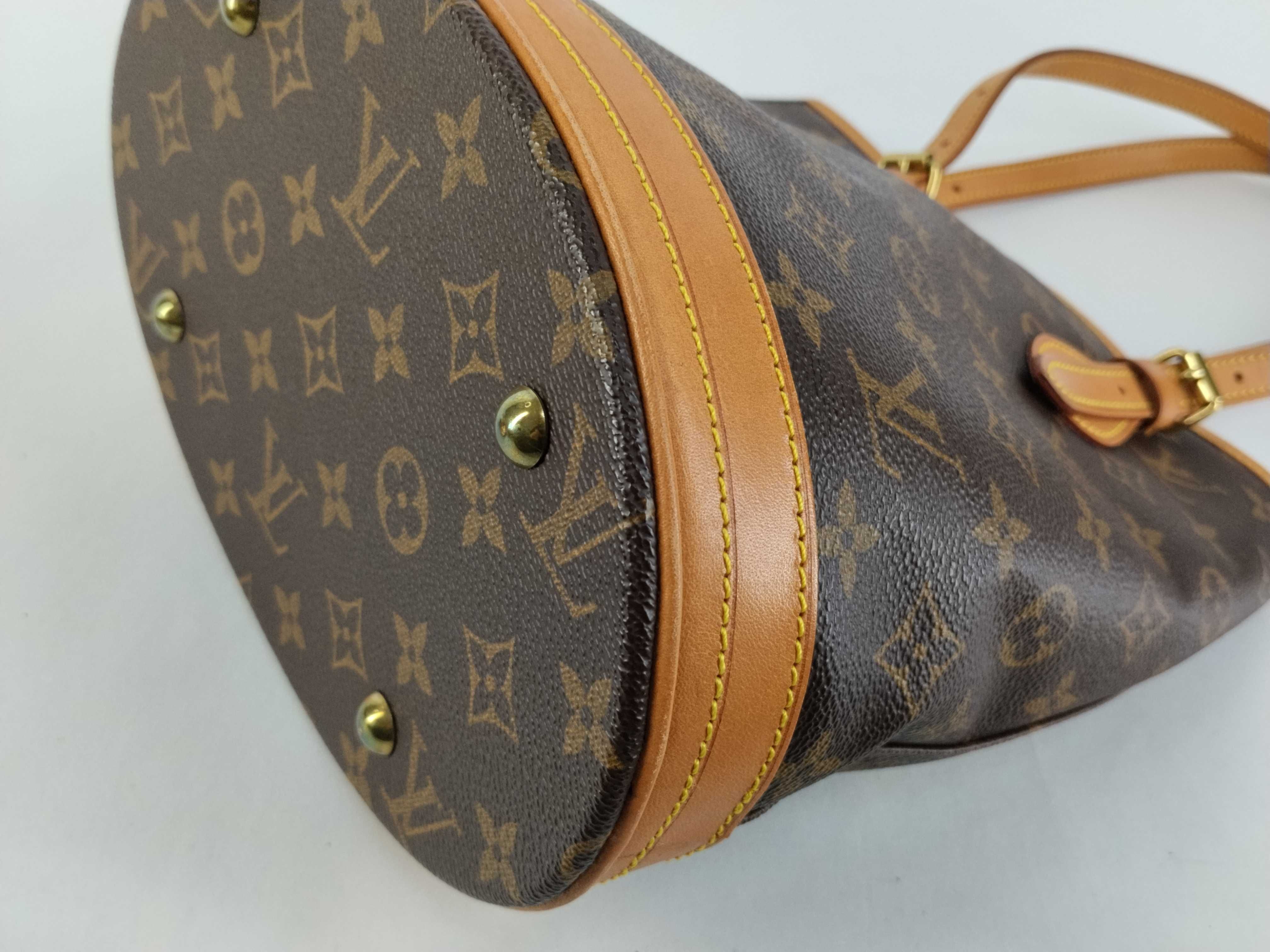 Monogram Bucket PM Monogram Tote Bag with Dust Bag — view 6