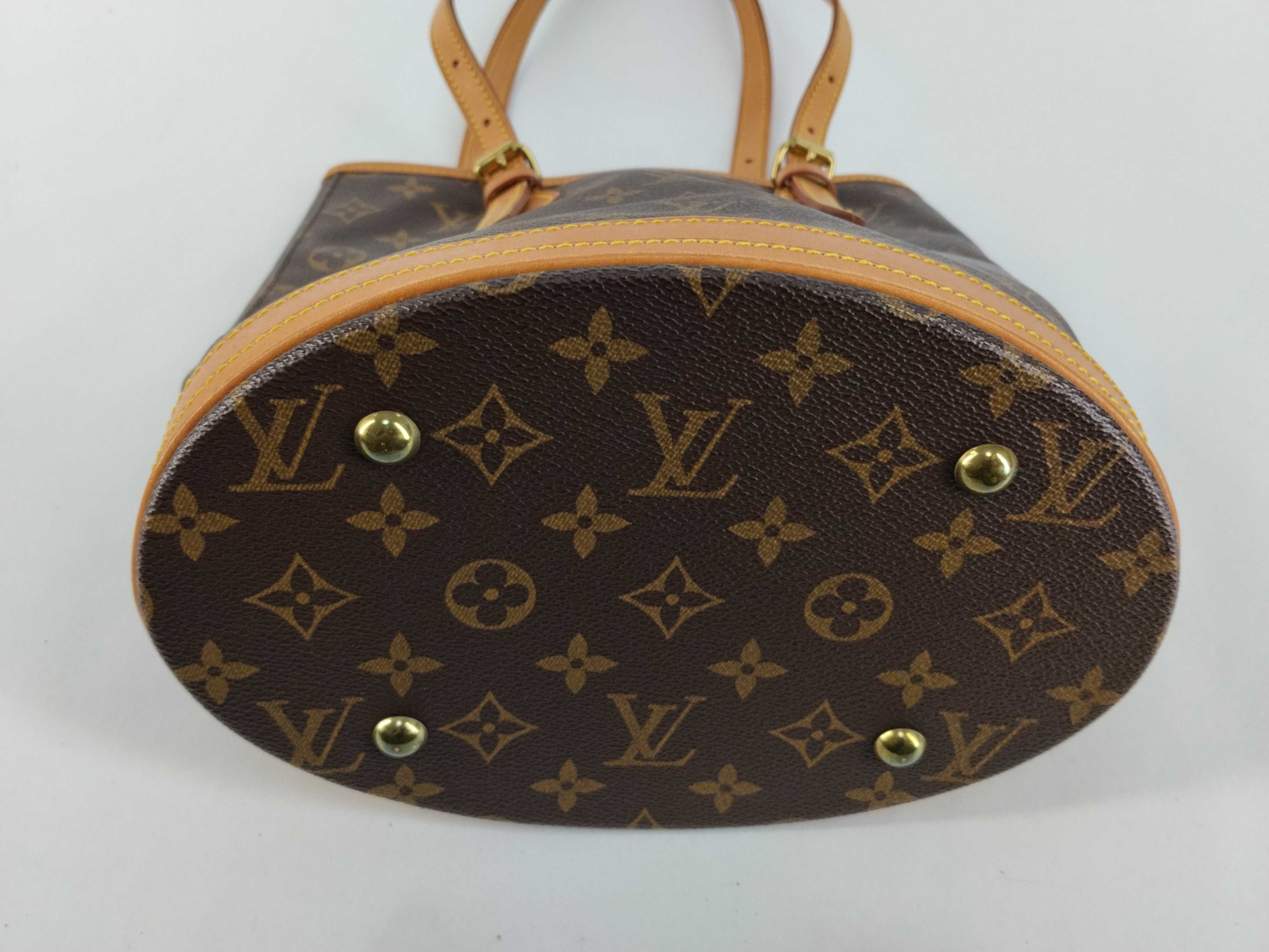 Monogram Bucket PM Monogram Tote Bag with Dust Bag — view 7