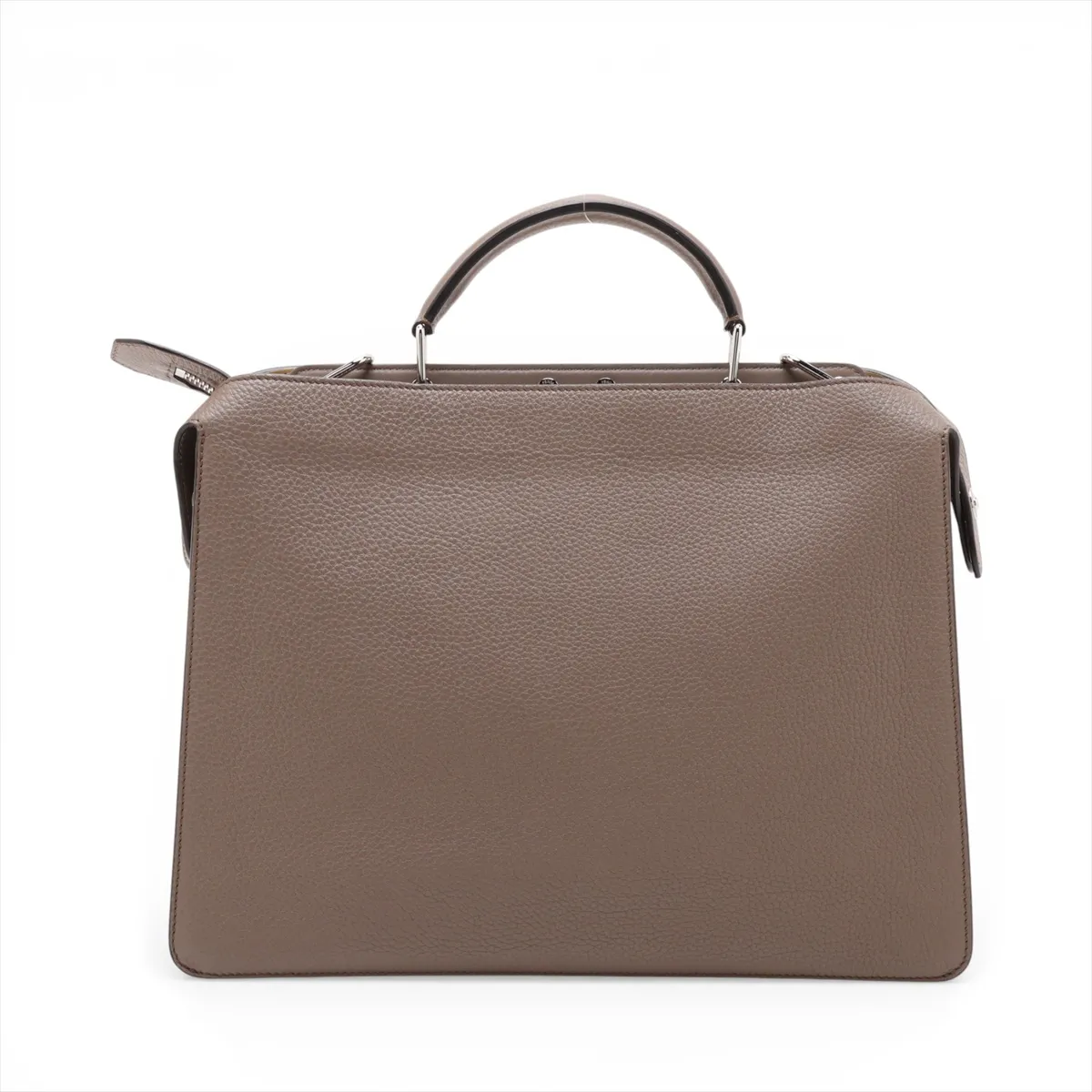 Peekaboo I.U Medium Leather 2-Way Handbag, Greige, 7VA529 — view 2