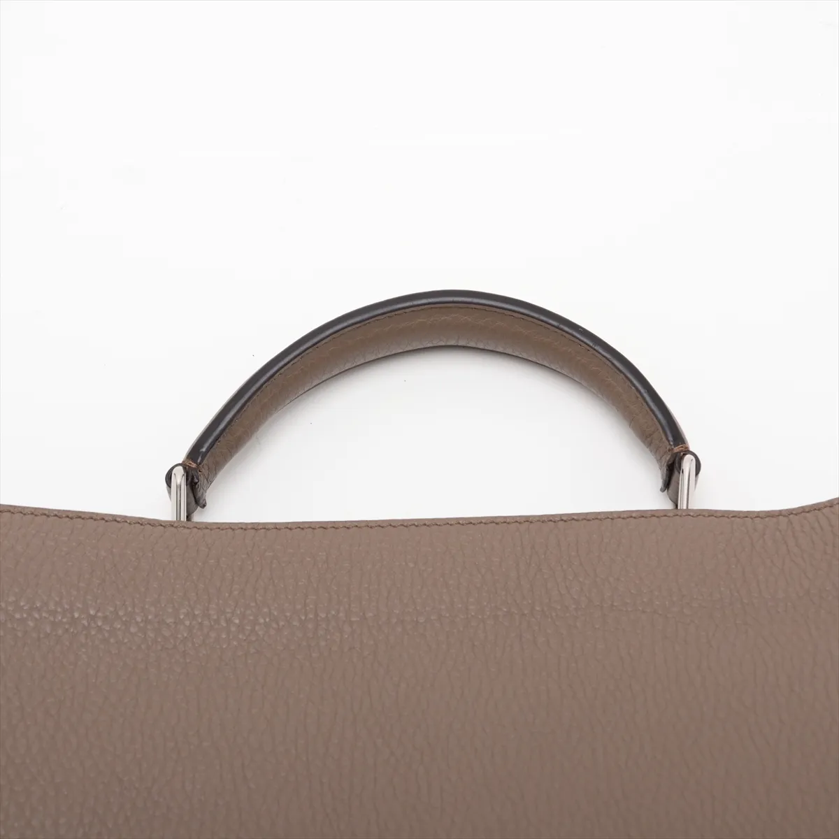 Peekaboo I.U Medium Leather 2-Way Handbag, Greige, 7VA529 — view 6