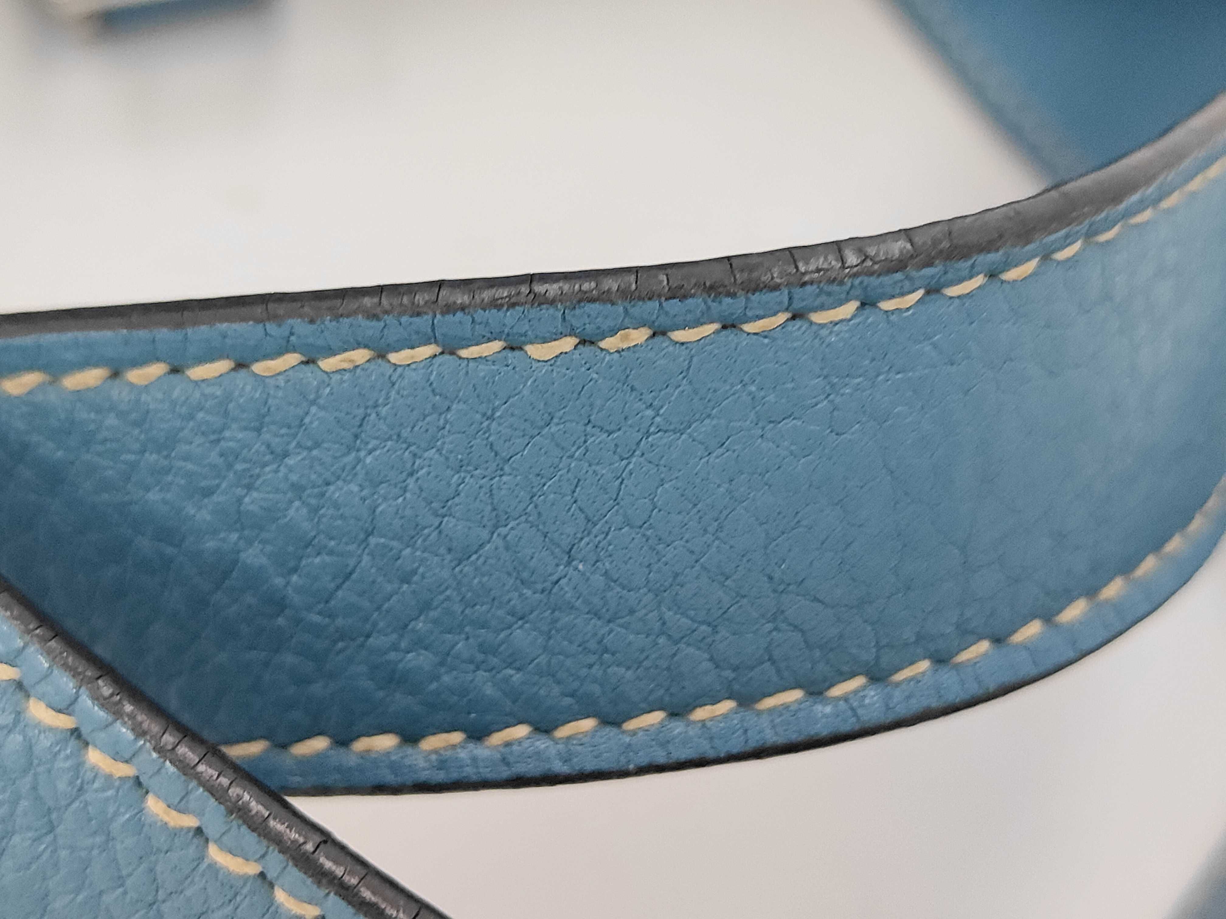 Picotin PM H stamp Blue Handbag — view 4