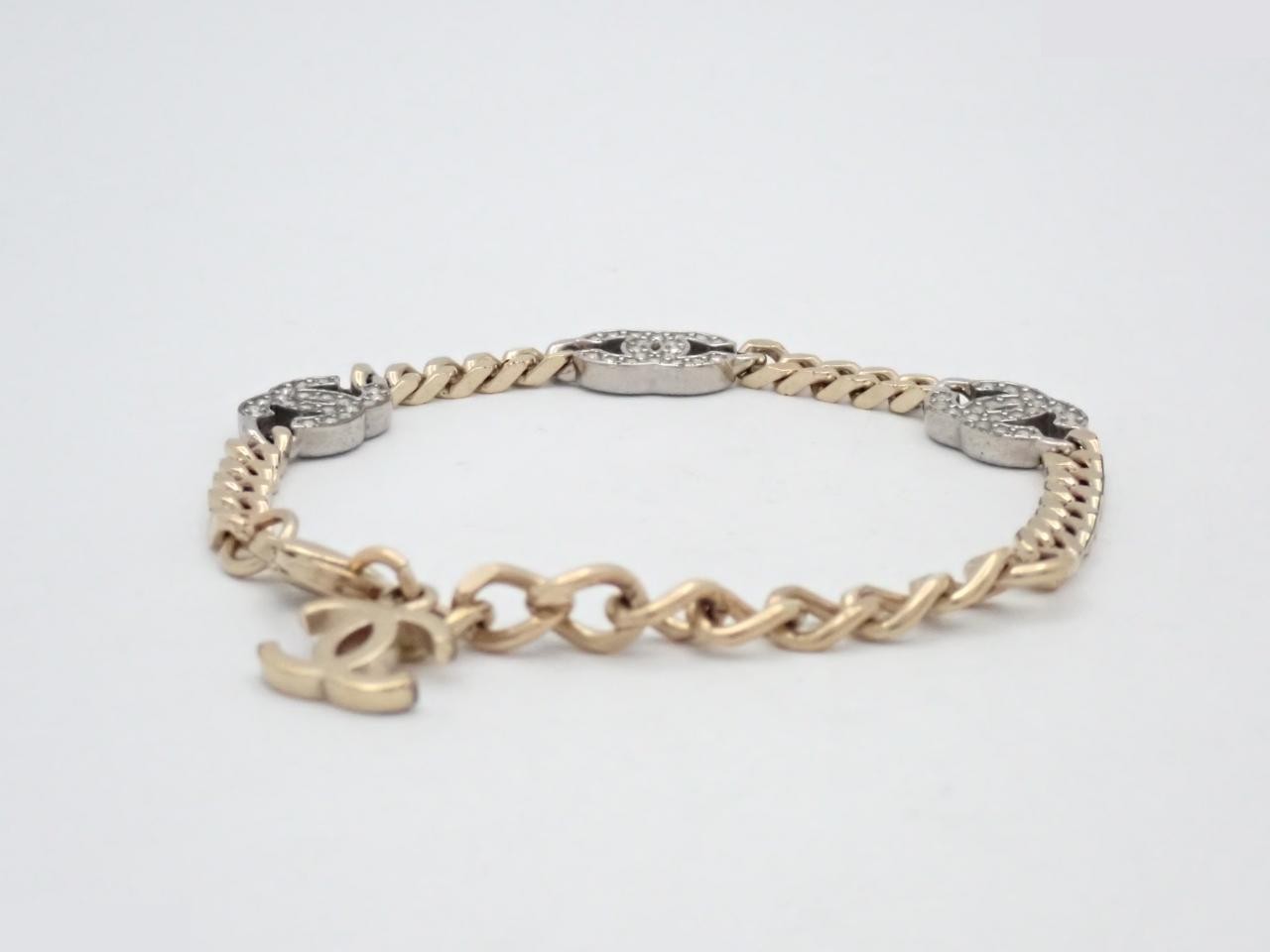 Triple Coco Mark Bracelet, Model B23A, Wrist Circumference Approx. 19cm — view 2