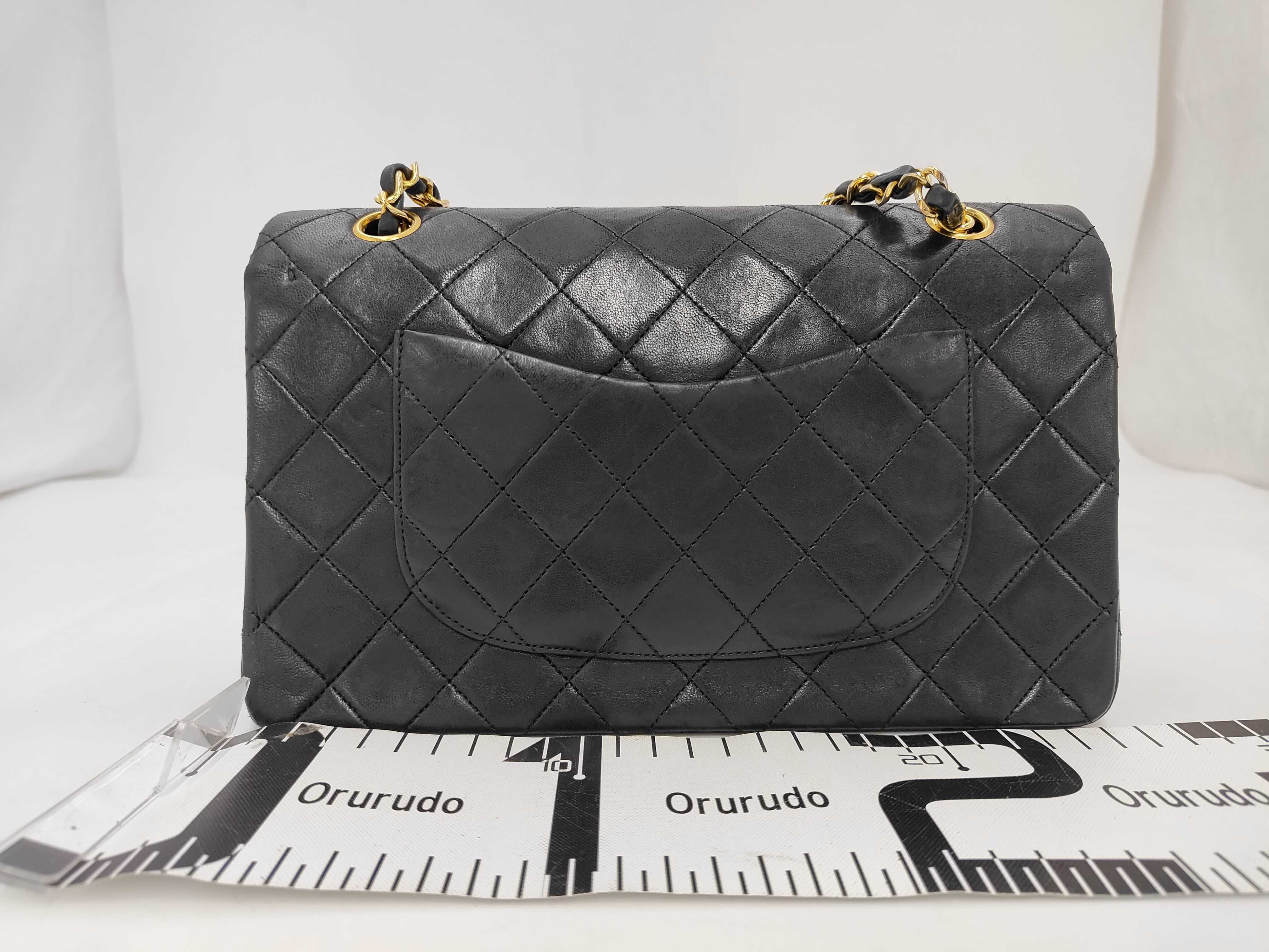 Matelassé 25 Double Flap Double Chain Lambskin Shoulder Bag — view 2