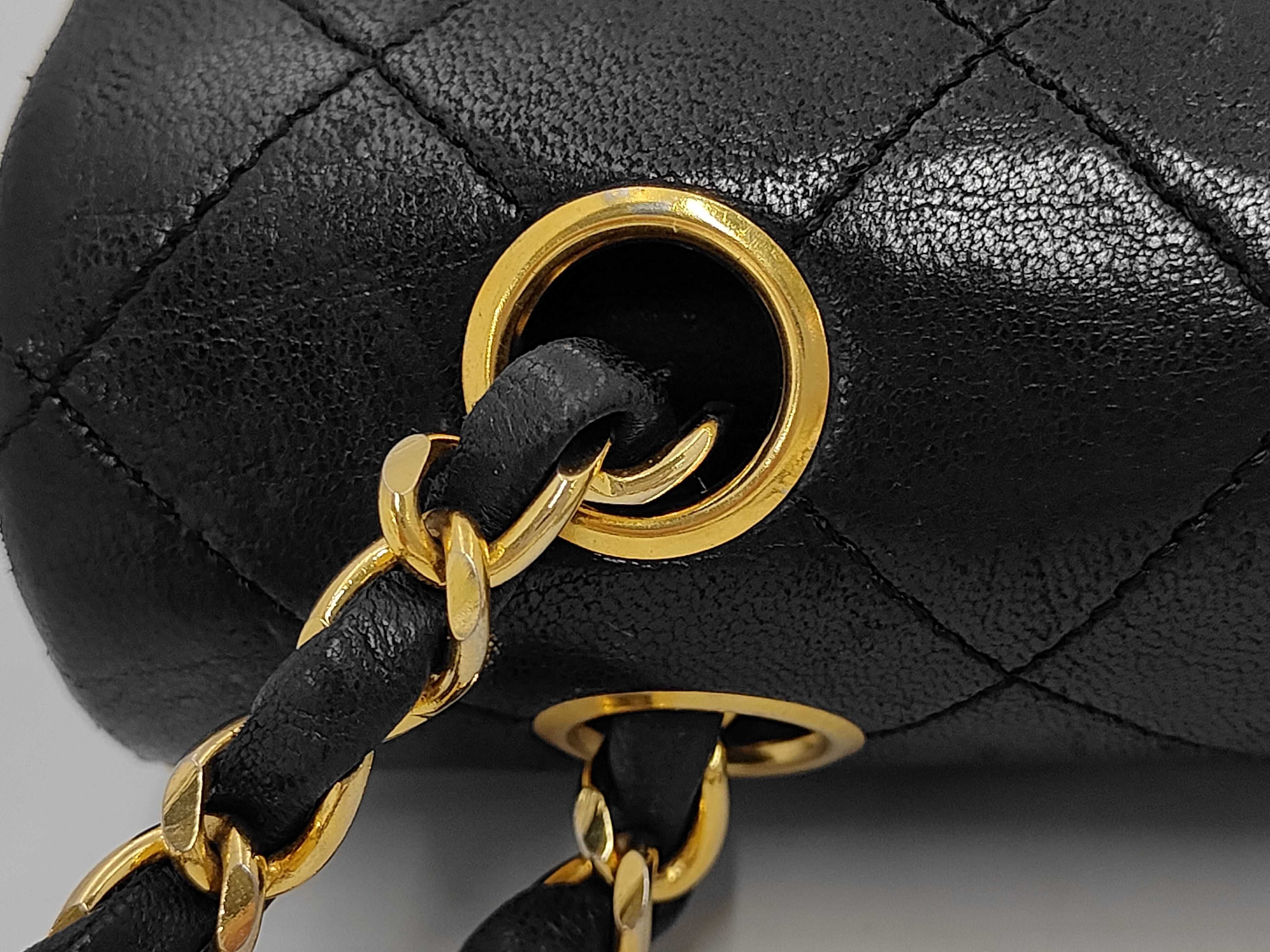 Matelassé 25 Double Flap Double Chain Lambskin Shoulder Bag — view 6