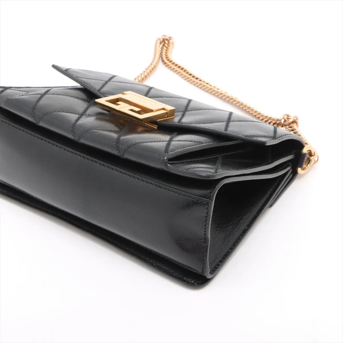 GV3 Leather 2WAY Shoulder Bag Black — view 3