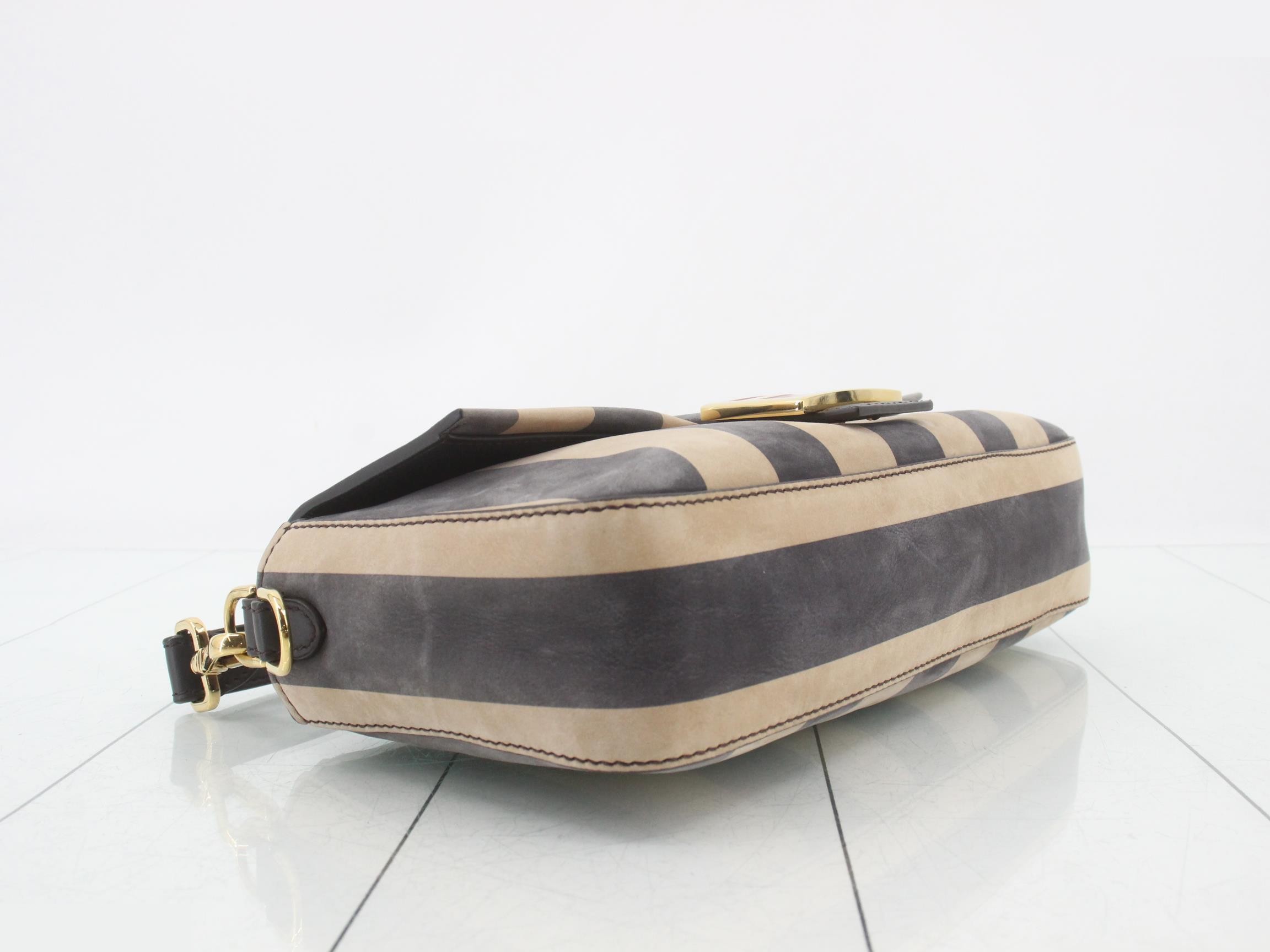 Pecan Shoulder Bag, Leather, Beige — view 5