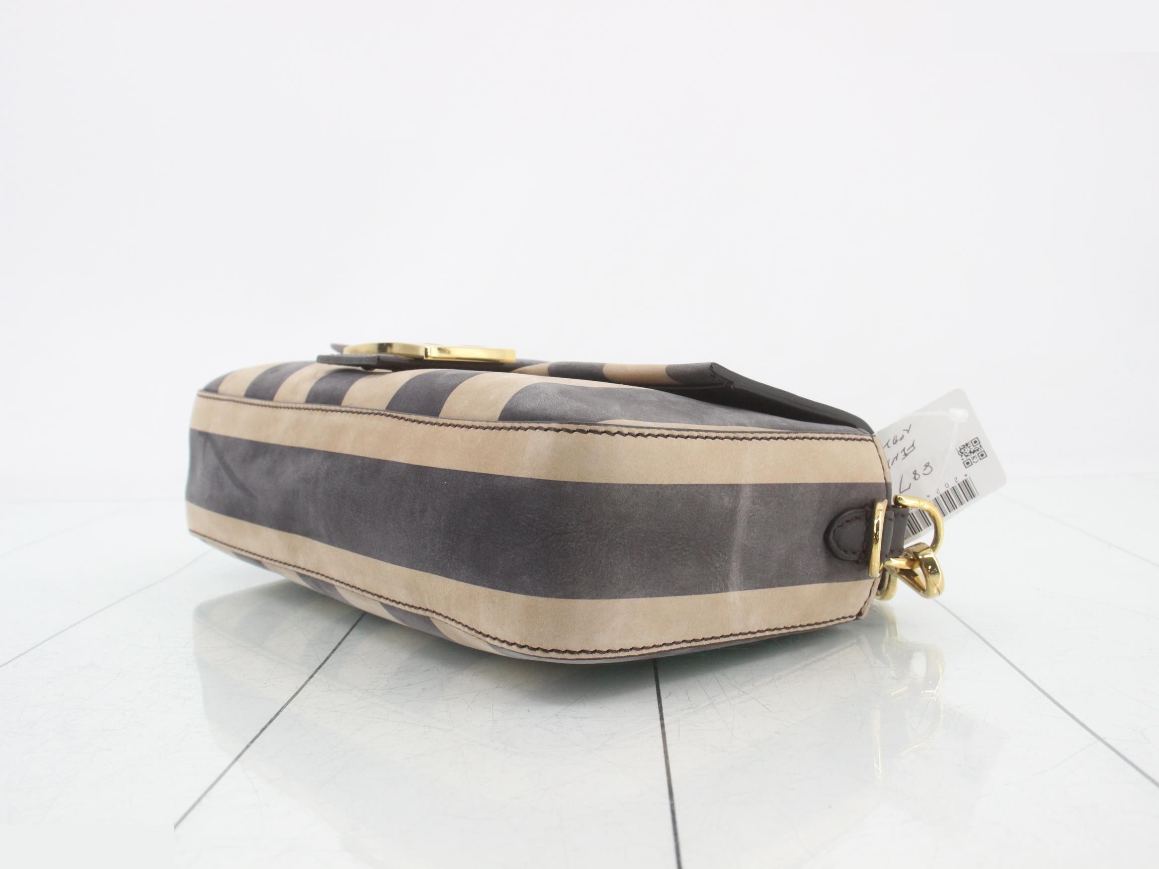 Pecan Shoulder Bag, Leather, Beige — view 6