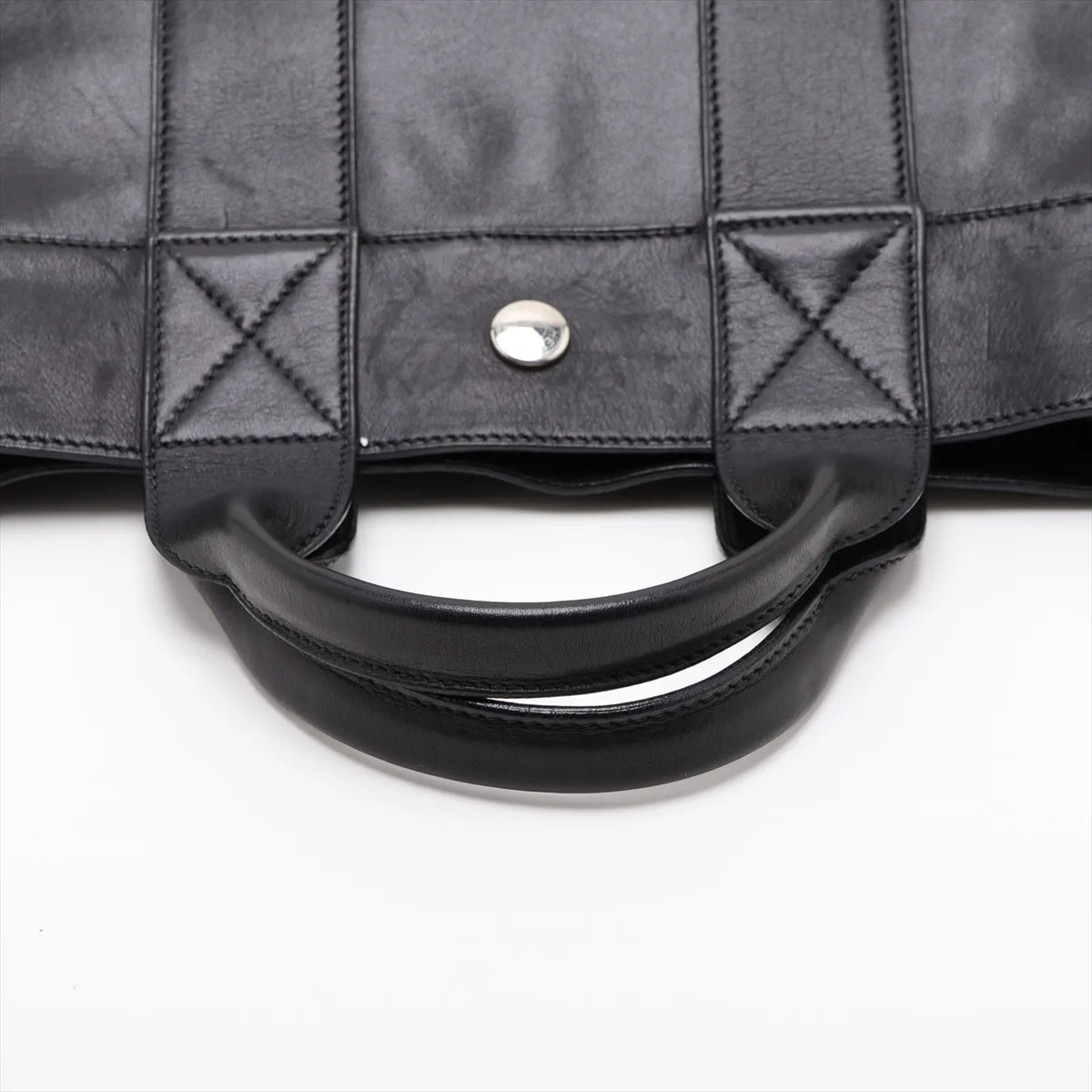 Fourre-Tout PM, Veau Swift leather, black, silver hardware, F: 2002 — view 5