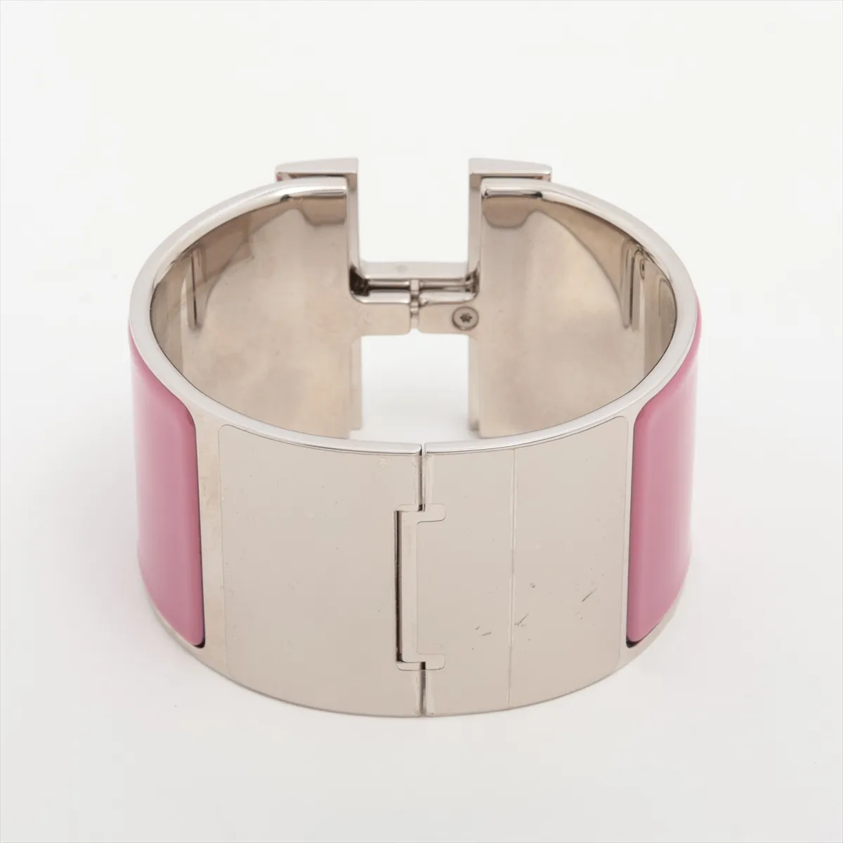 Clic Clac H Bangle TGM ST0175 Bangle Metal Pink x White — view 2